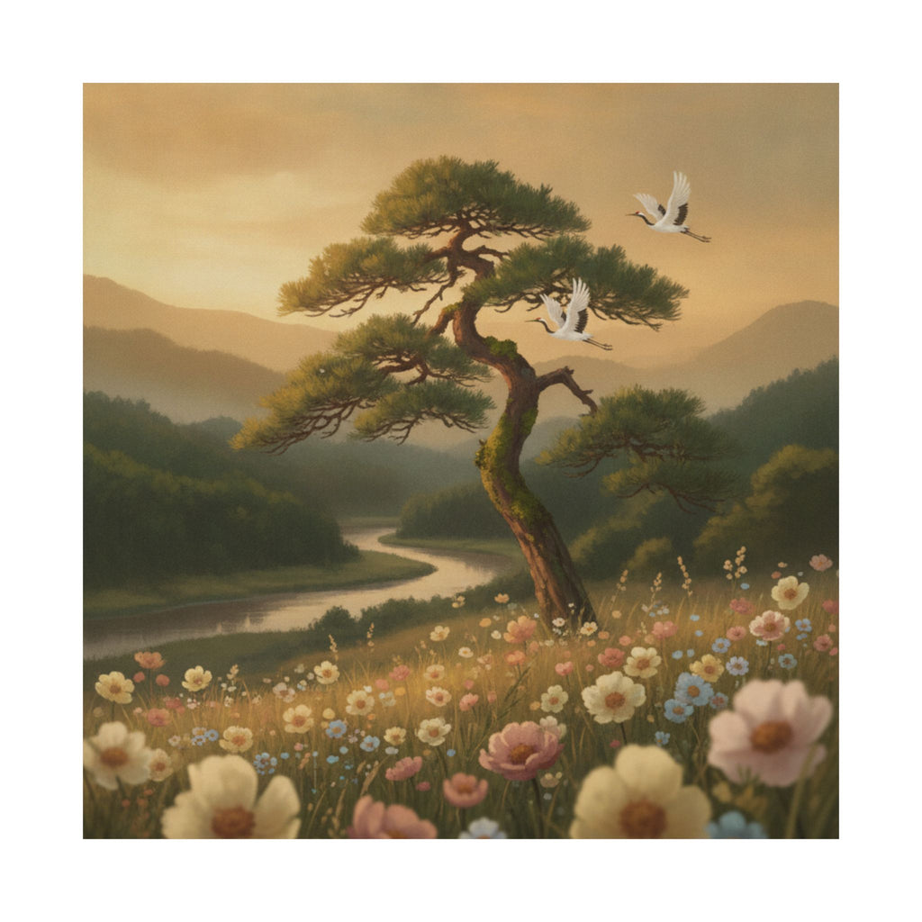 Scenic Nature — Picture Book Of Amusements Of The Eastern Capital (Ehon Azuma Asobi) — Matte Poster