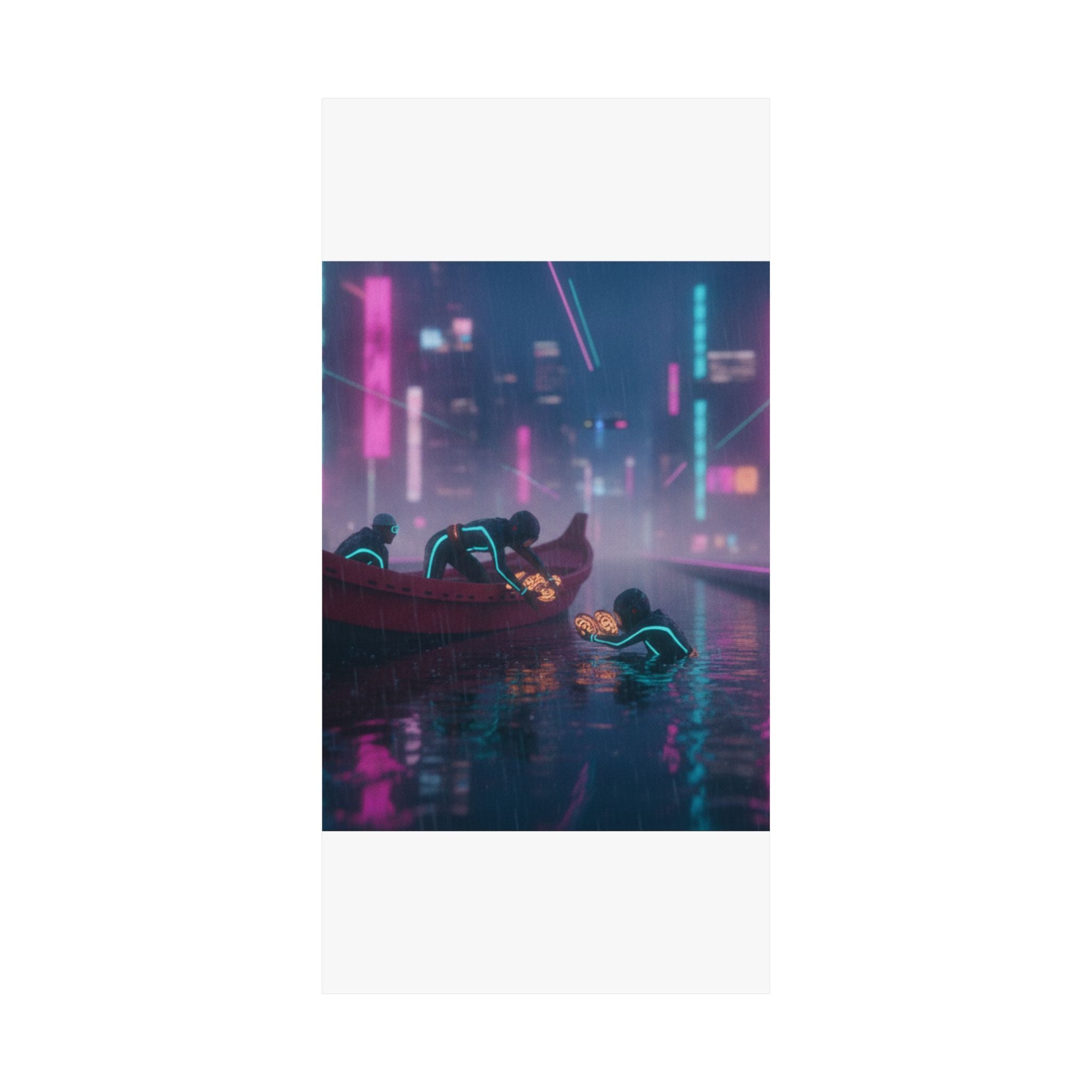 Neon Noir — Seishu Awabi-Tori No Zu — Matte Poster