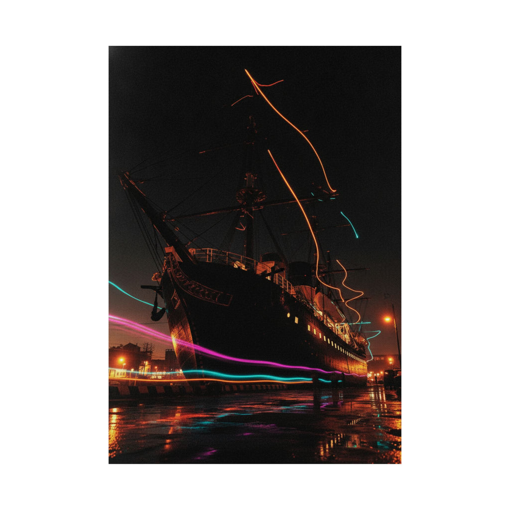 Fast Furious — Yokohama Trade: Picture Of Westerners Shipping Cargo — Matte Poster