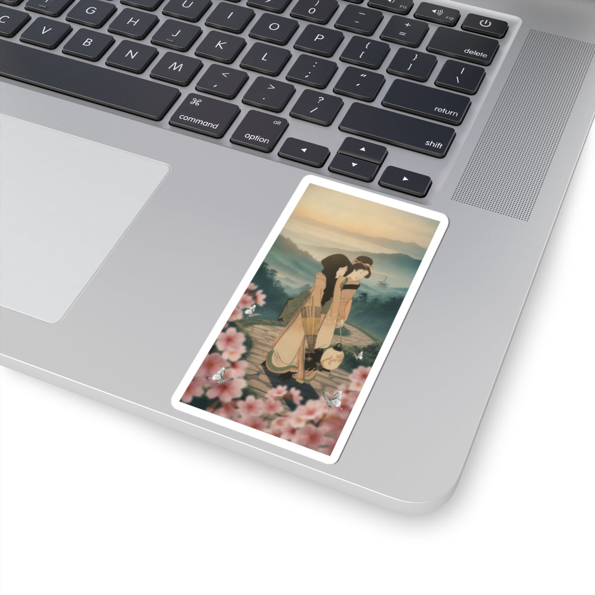 Scenic Nature — “Geisha” From The Series Three Amusements Of Contemporary Beauties (Tōsei Bijin  — Kiss-Cut Sticker