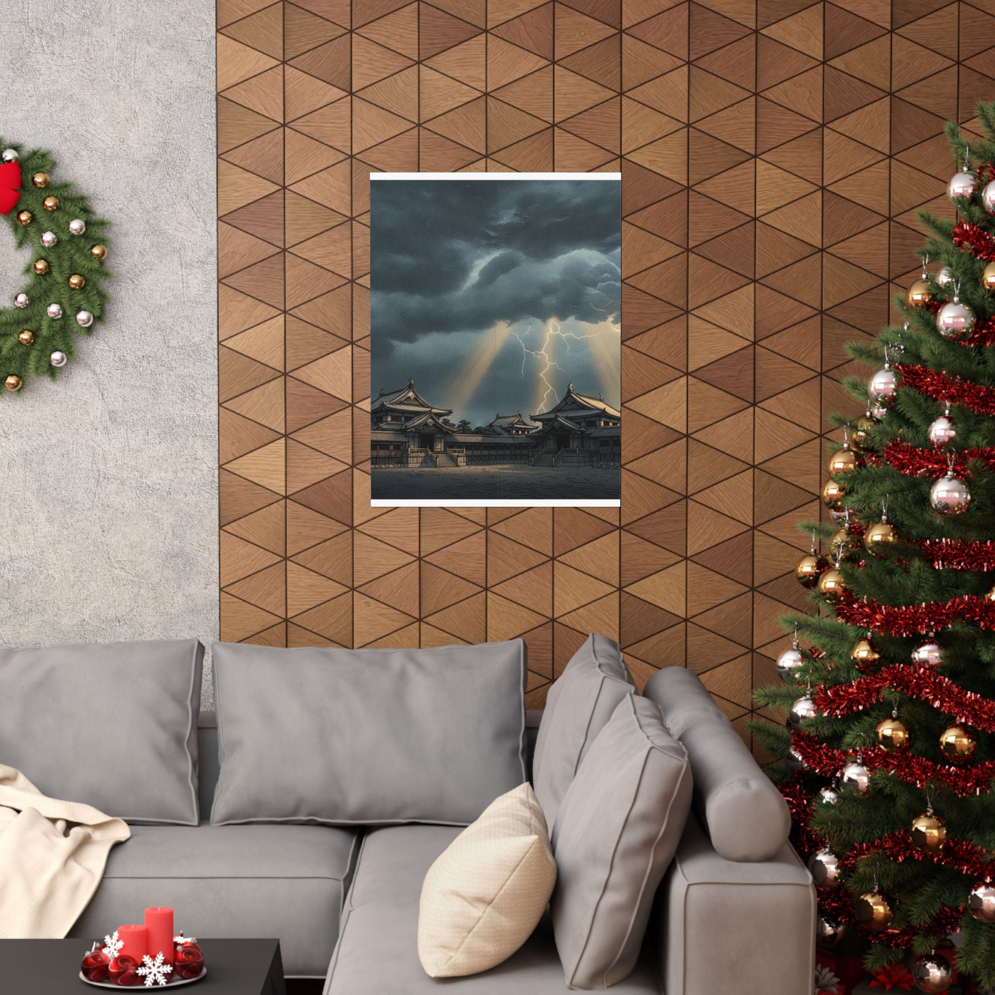 Dramatic Storm — The Inner Palace Of Chiyoda (Chiyoda No Ōoku) — Matte Poster