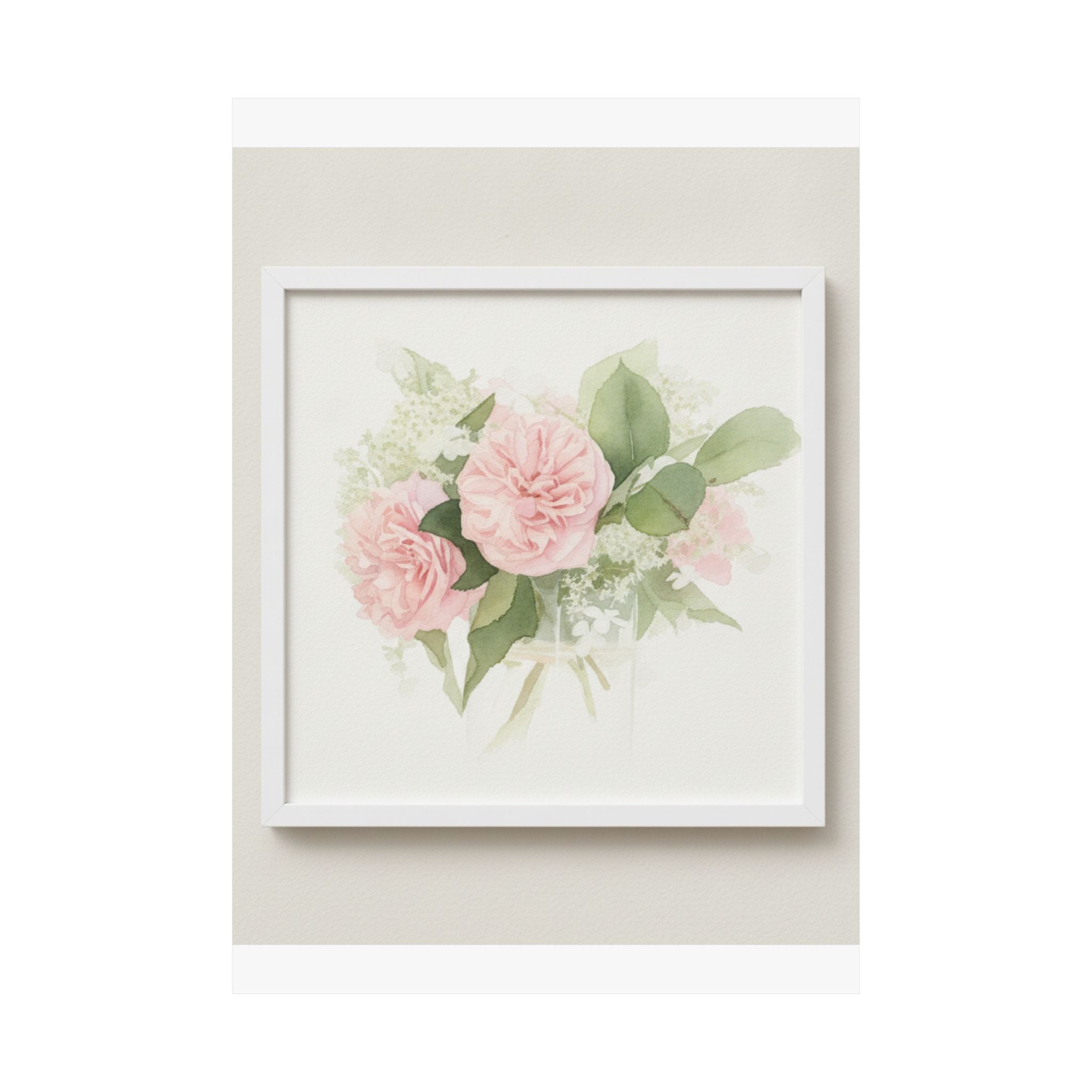 Watercolor — Flower — Matte Poster