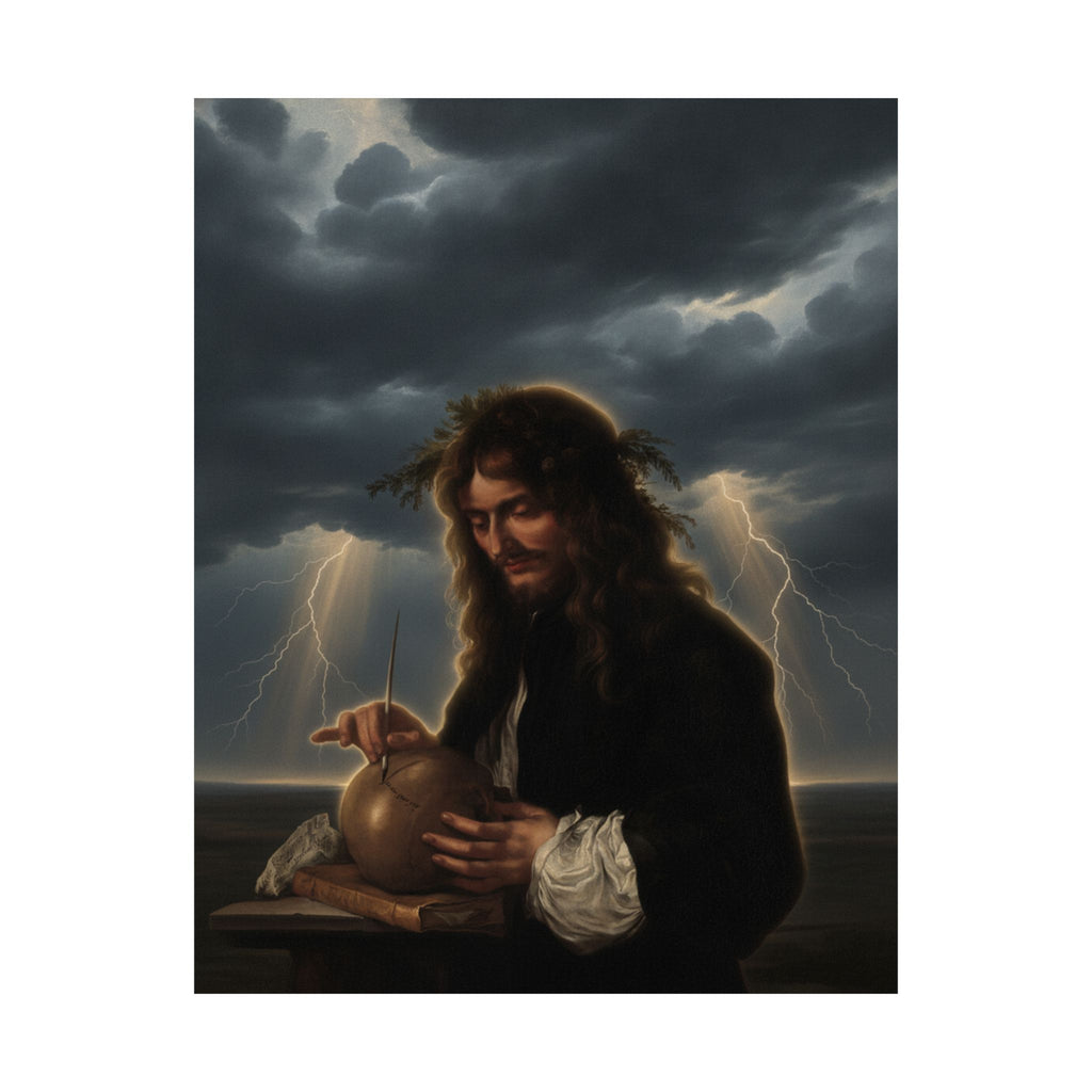 Dramatic Storm — Person — Matte Poster