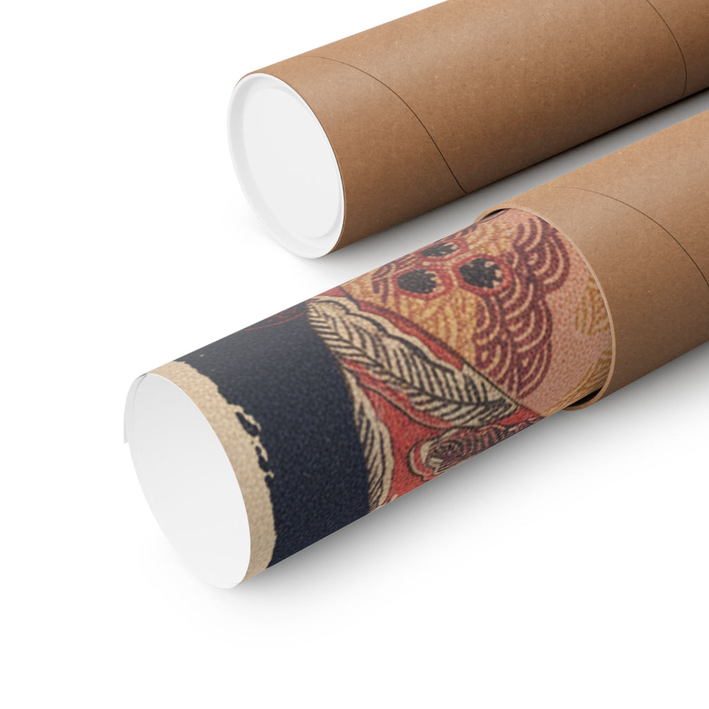 Japanese Street — Courtesan With Branch Of Seri — Matte Poster