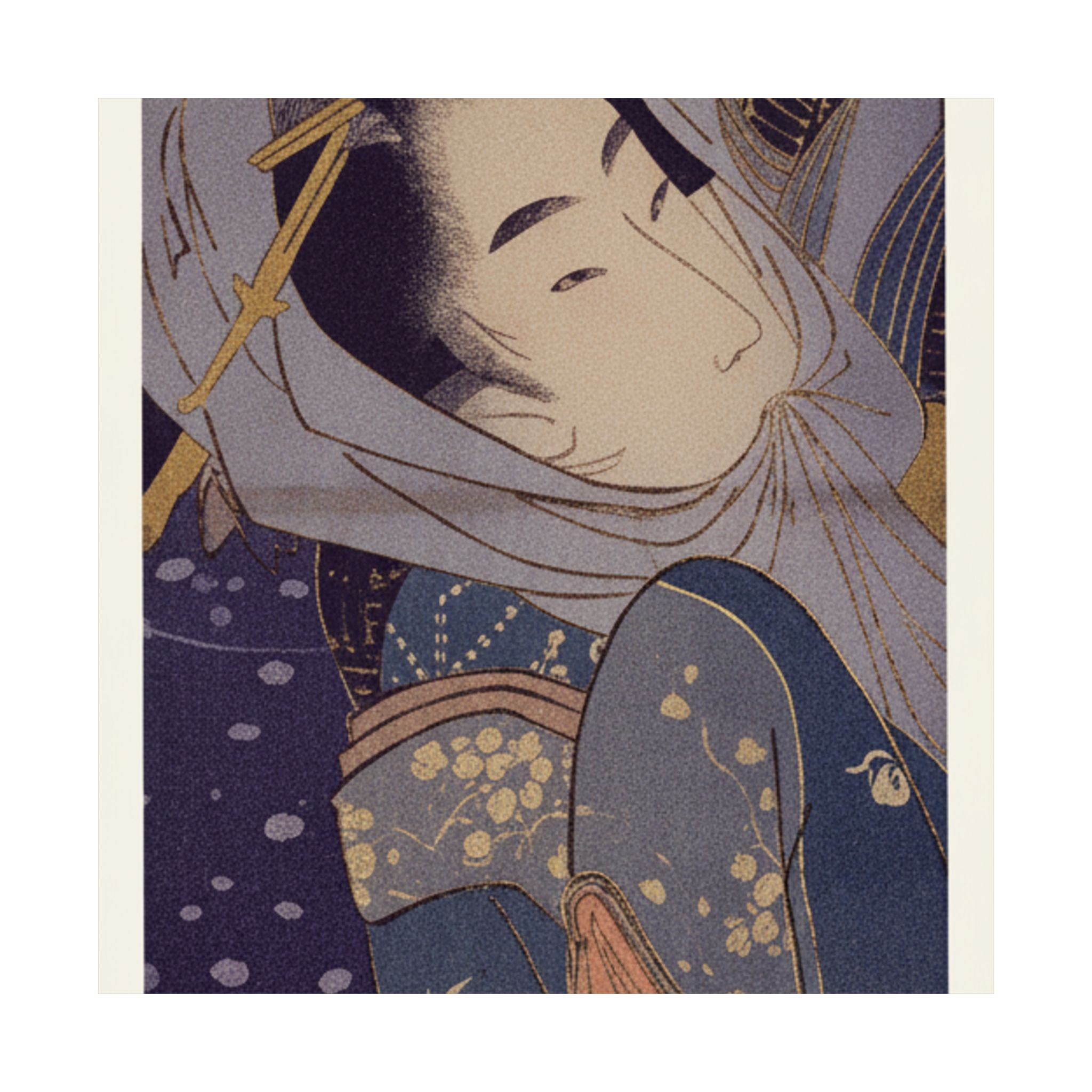 Celestial — Girl And Lover In Snow — Matte Poster