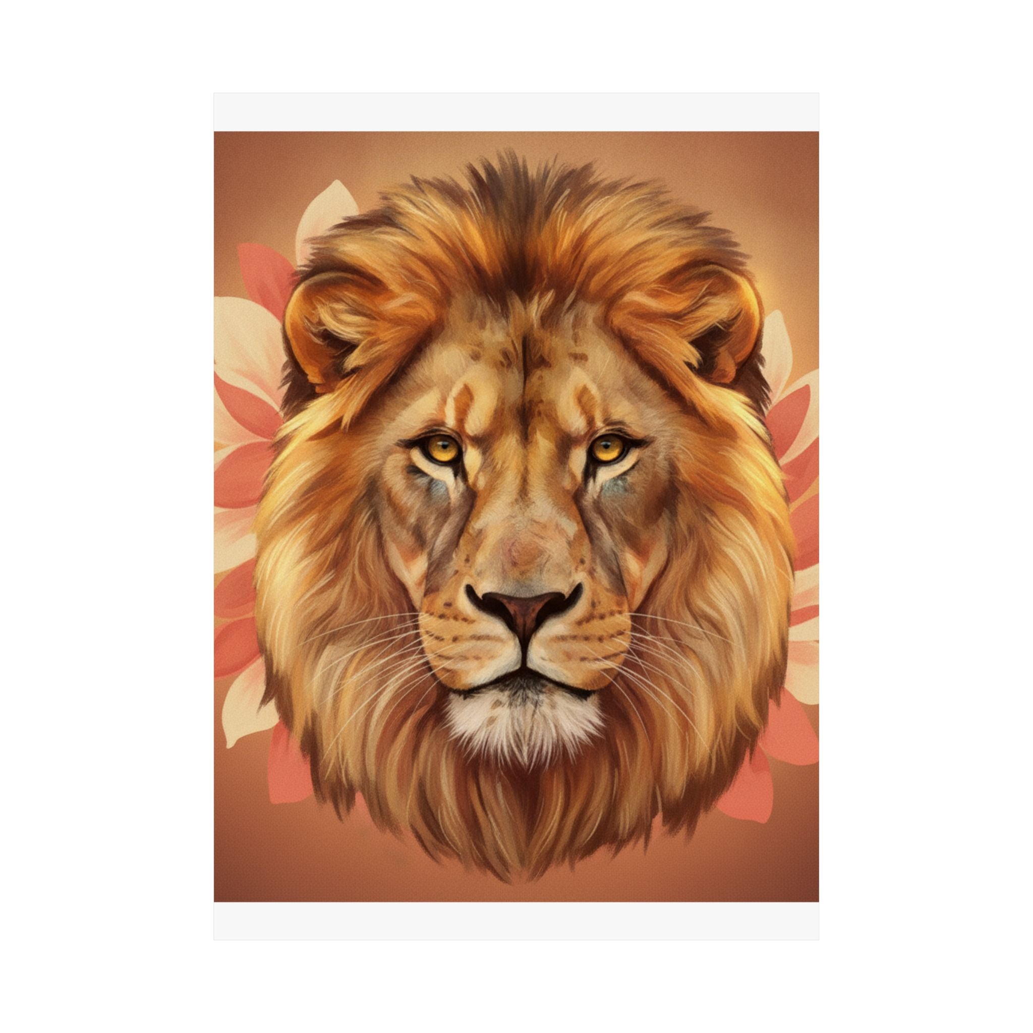 Southern Sunset — Lion — Matte Poster