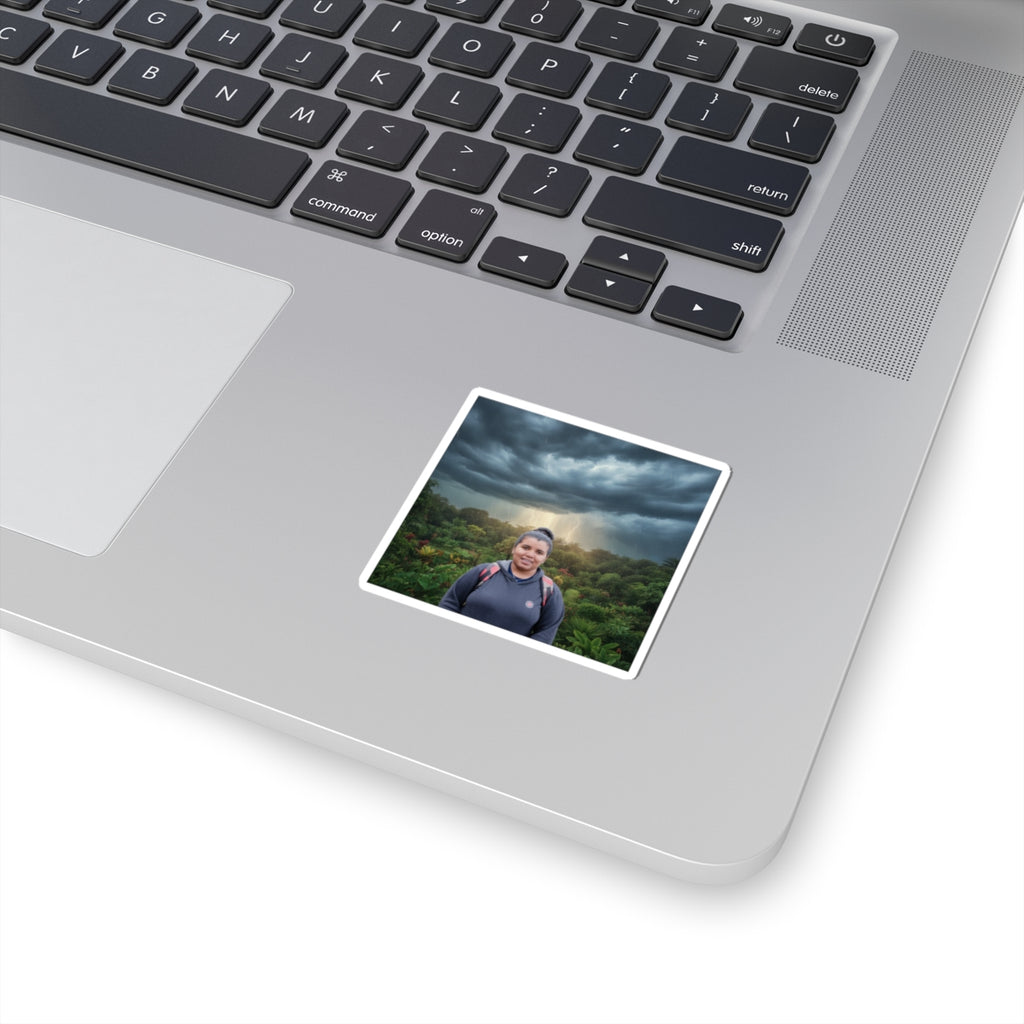 Dramatic Storm kiss-cut sticker — product view 11