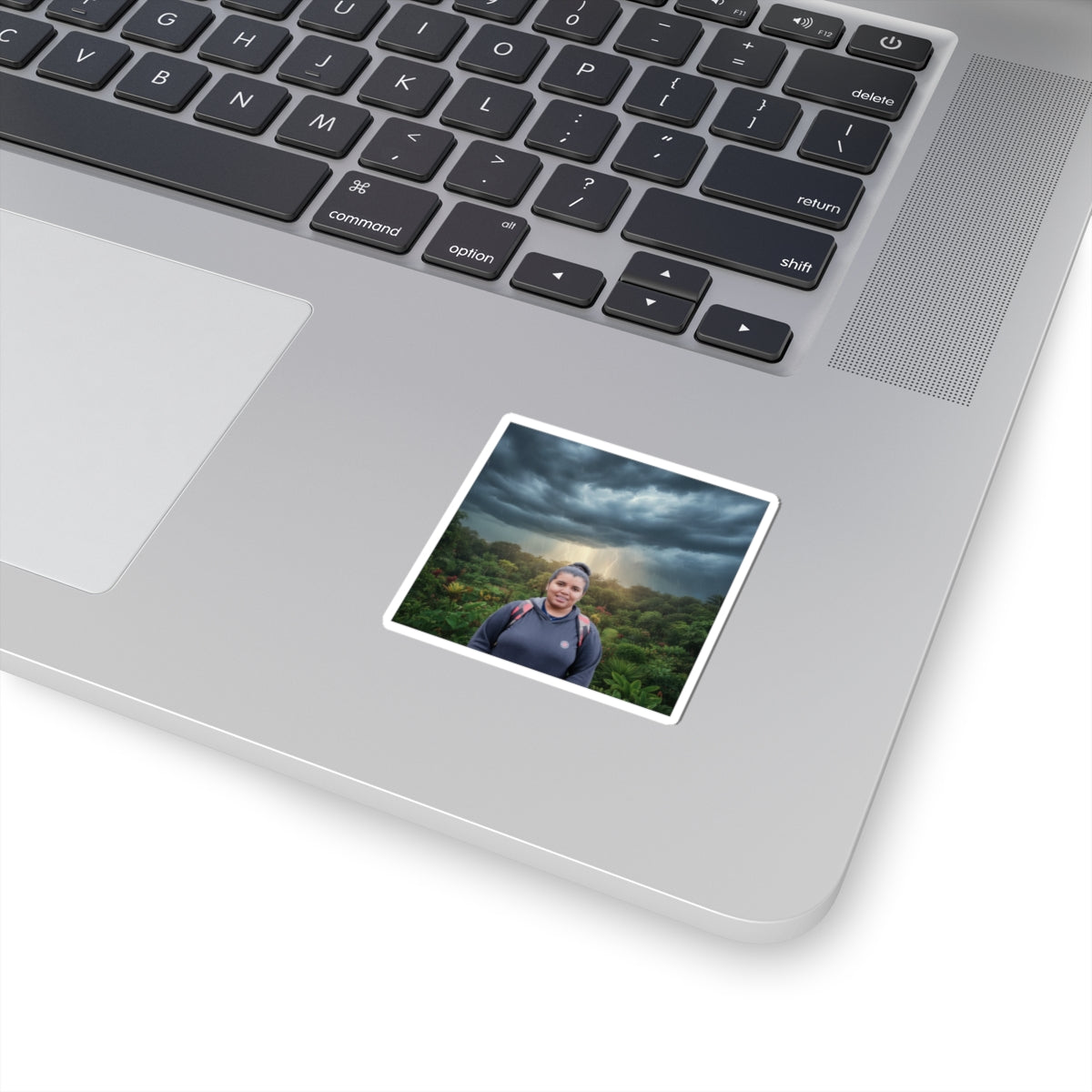 Dramatic Storm kiss-cut sticker — product view 11