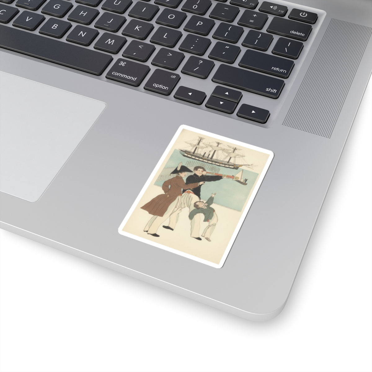 Botanical — Russians Enjoying A Holiday In Yokohama (Yokohama Kyūjitsu Roshiajin Yūkō) — Kiss-Cut Sticker
