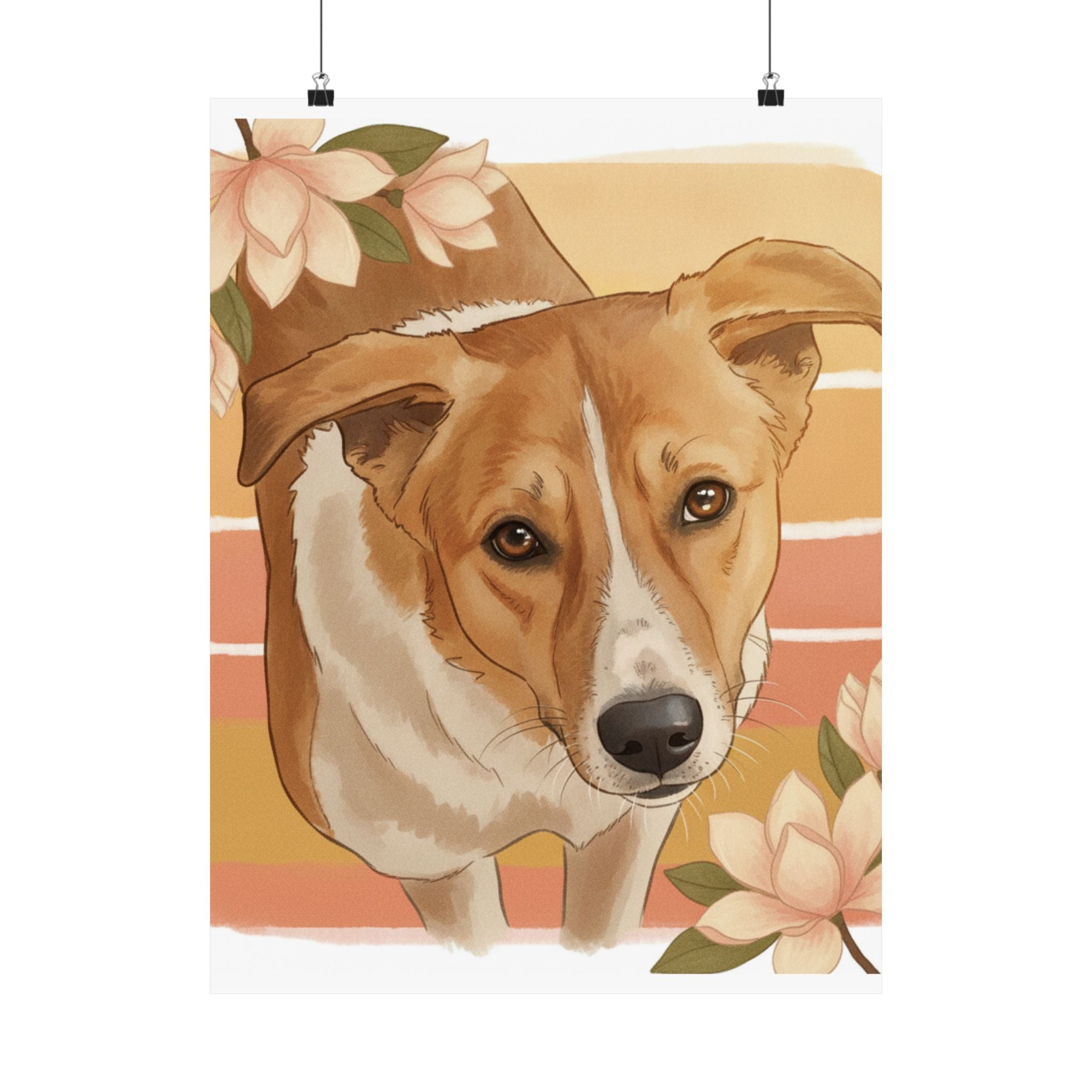 Southern Sunset — Dog — Matte Poster