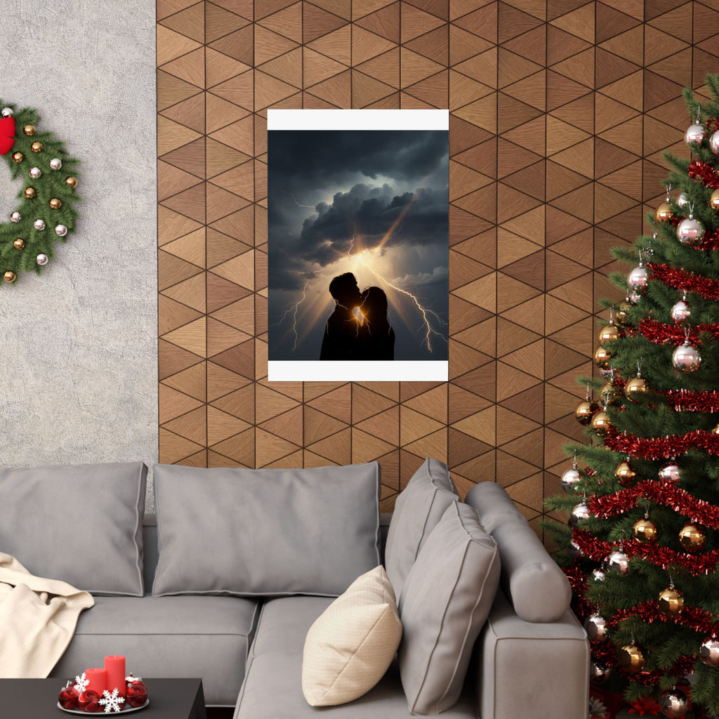 Dramatic Storm — Person — Matte Poster