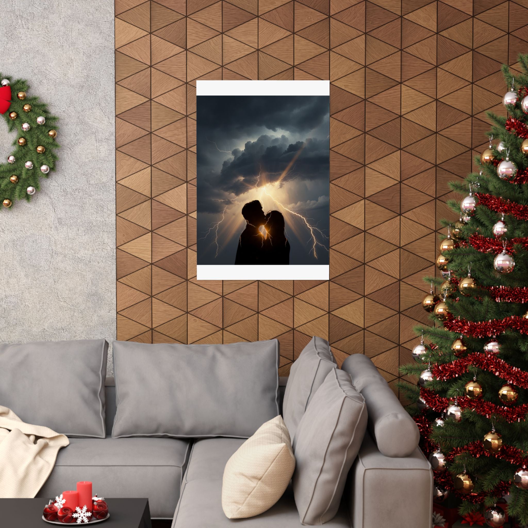 Dramatic Storm — Person — Matte Poster