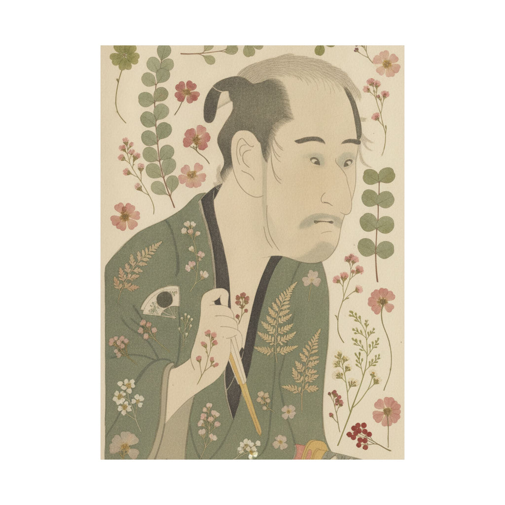 Botanical — The Actor Onoye Matsusuke As A Ronin — Matte Poster