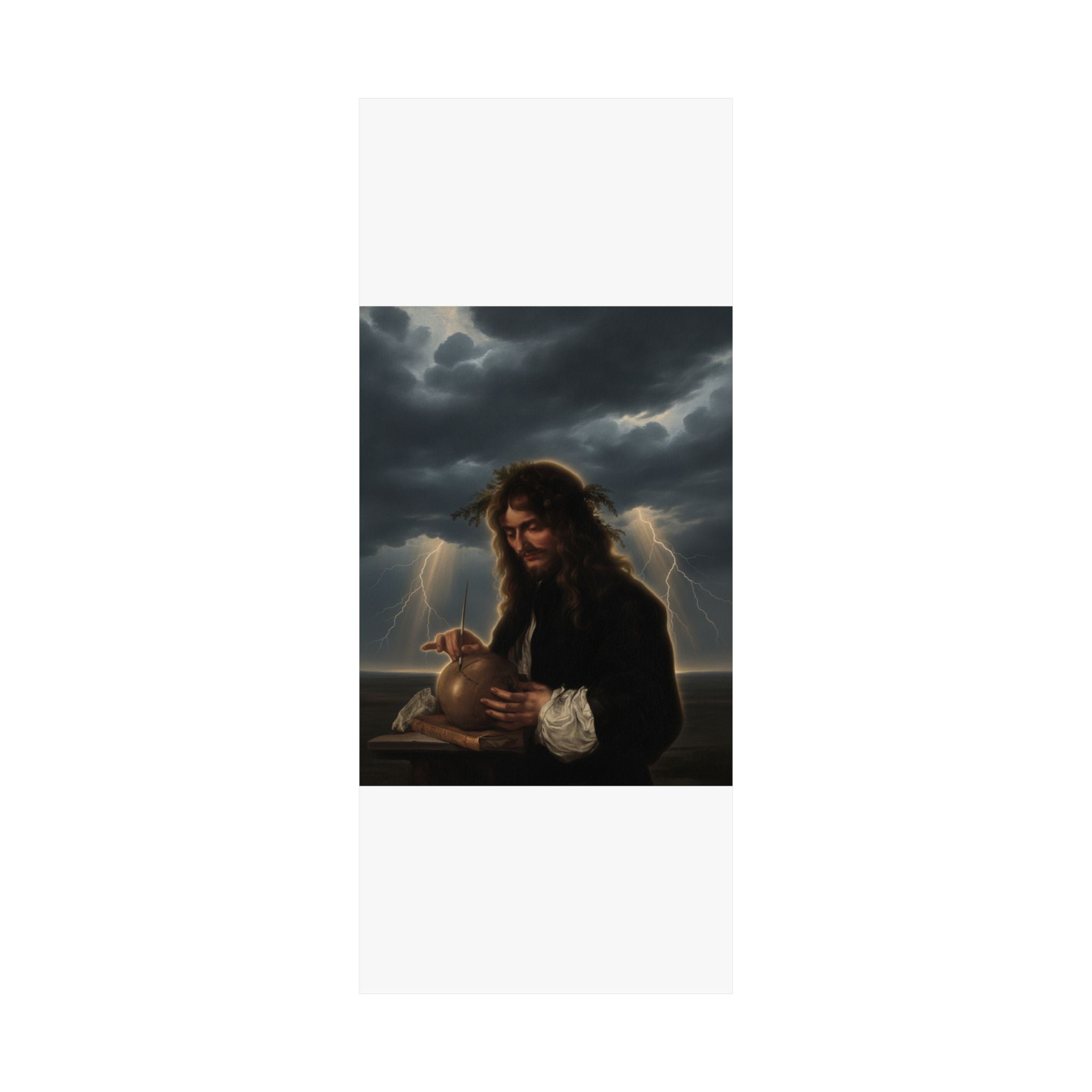 Dramatic Storm — Person — Matte Poster