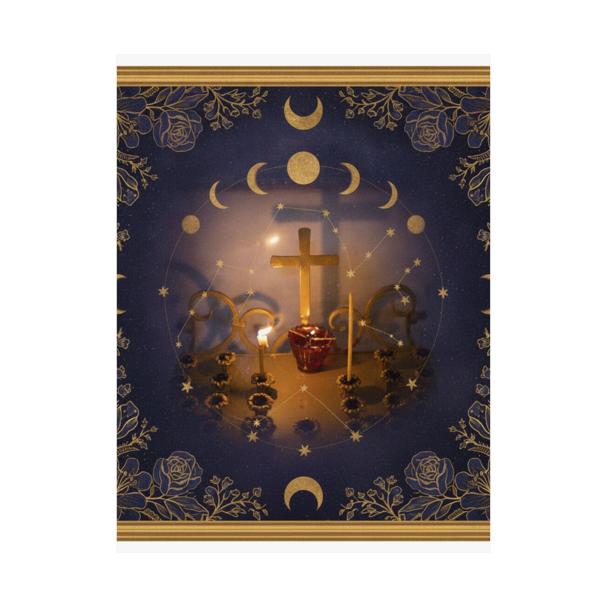 Celestial — Candle — Matte Poster