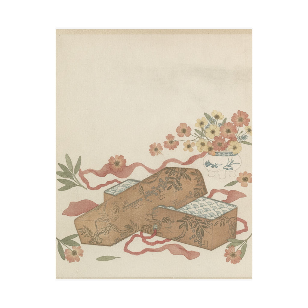 Botanical — Letter-Box With Letter And Potted Flower — Matte Poster