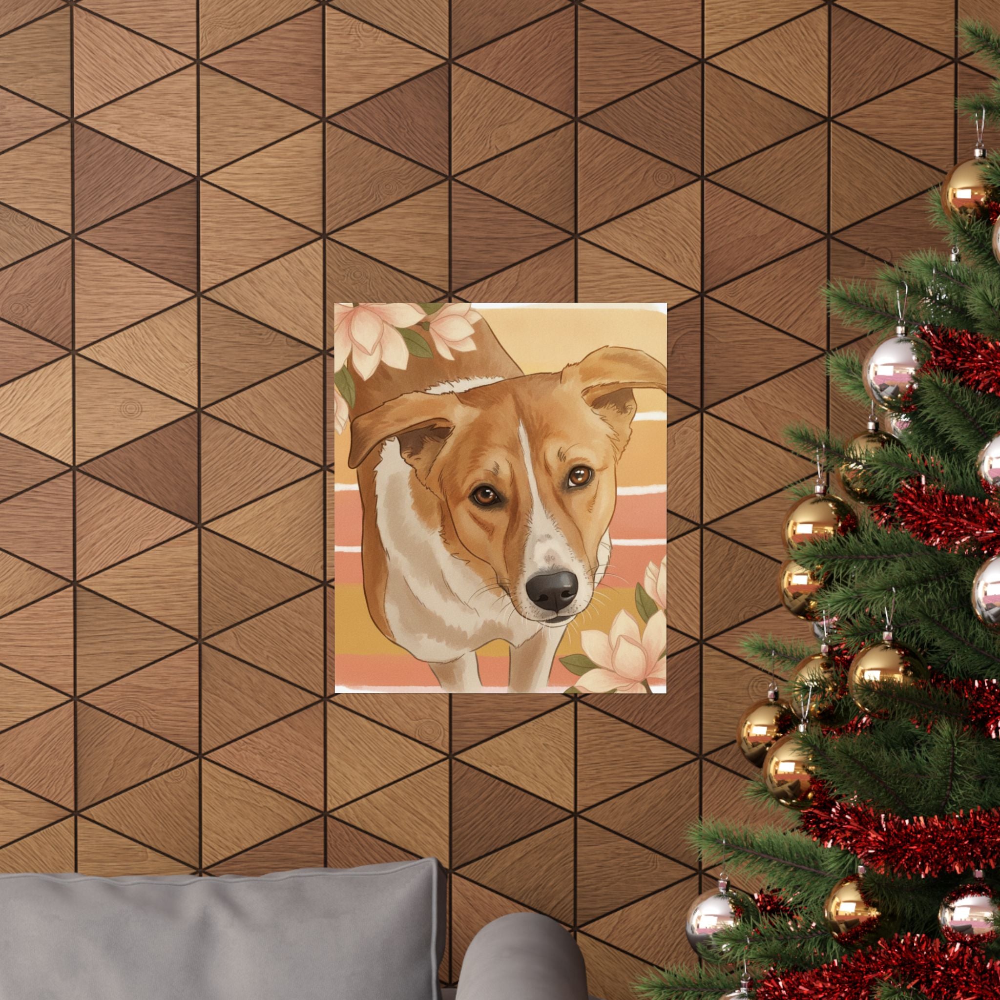 Southern Sunset — Dog — Matte Poster