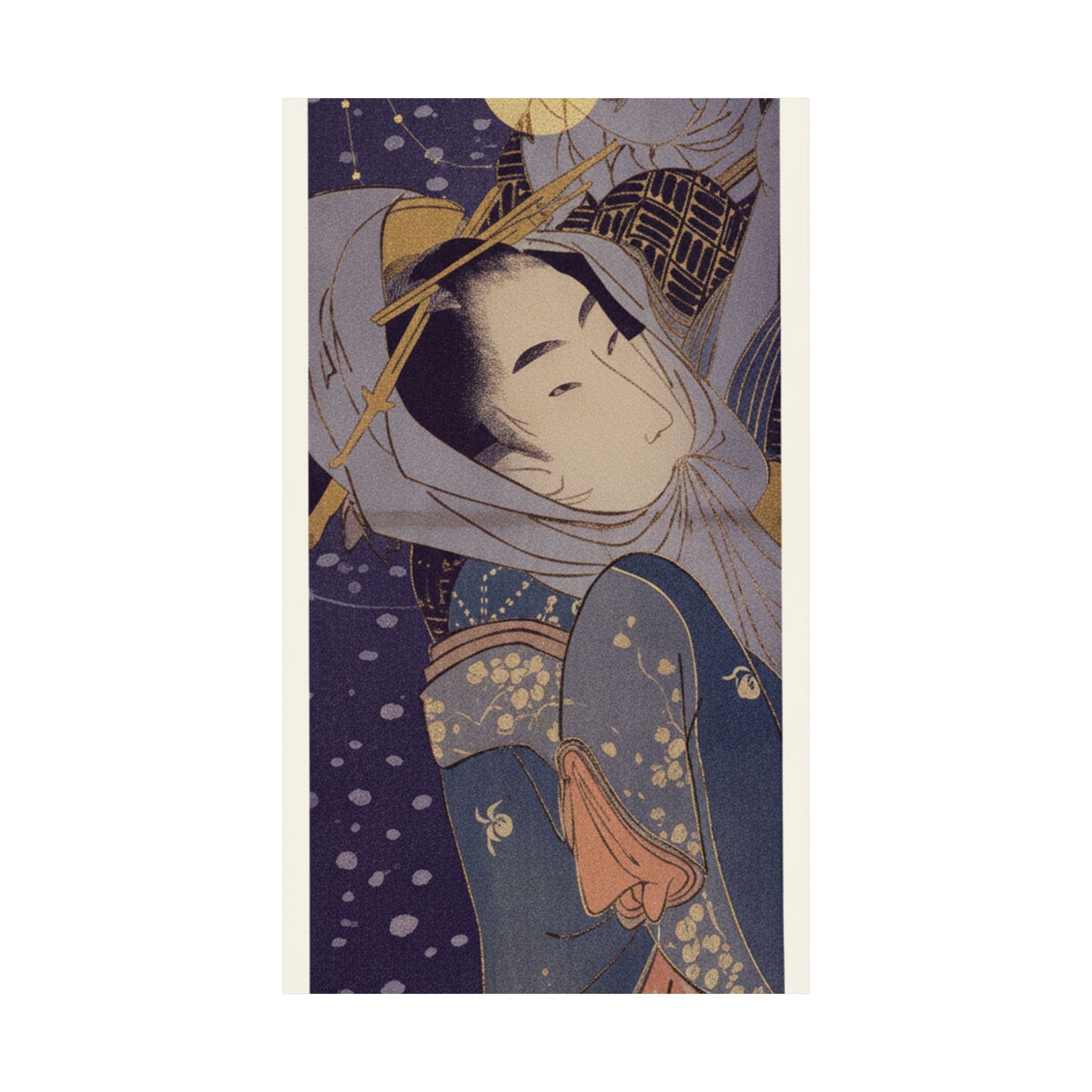Celestial — Girl And Lover In Snow — Matte Poster