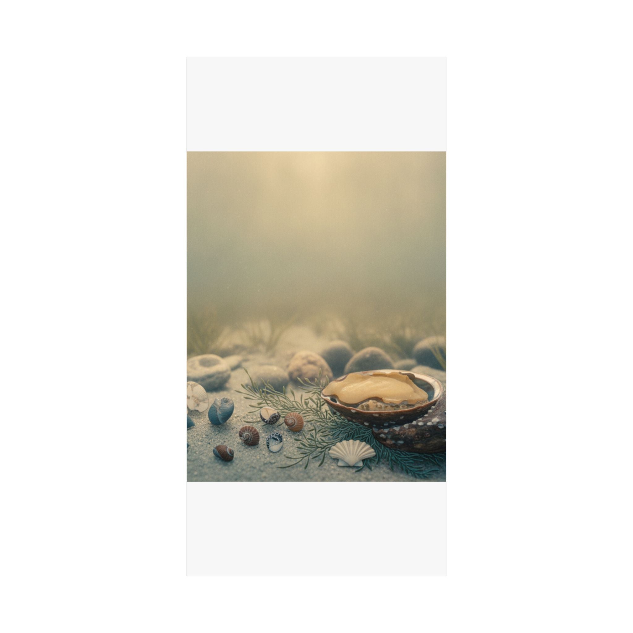 Scenic Nature — Shells Under Water — Matte Poster