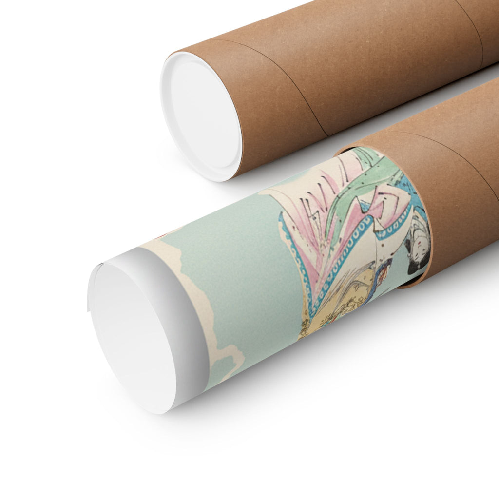 Ecommerce Main — 'Ideal And Actual' (Risō To Genjitsu); Iillustration From Bungei Kurabu (Literar — Matte Poster