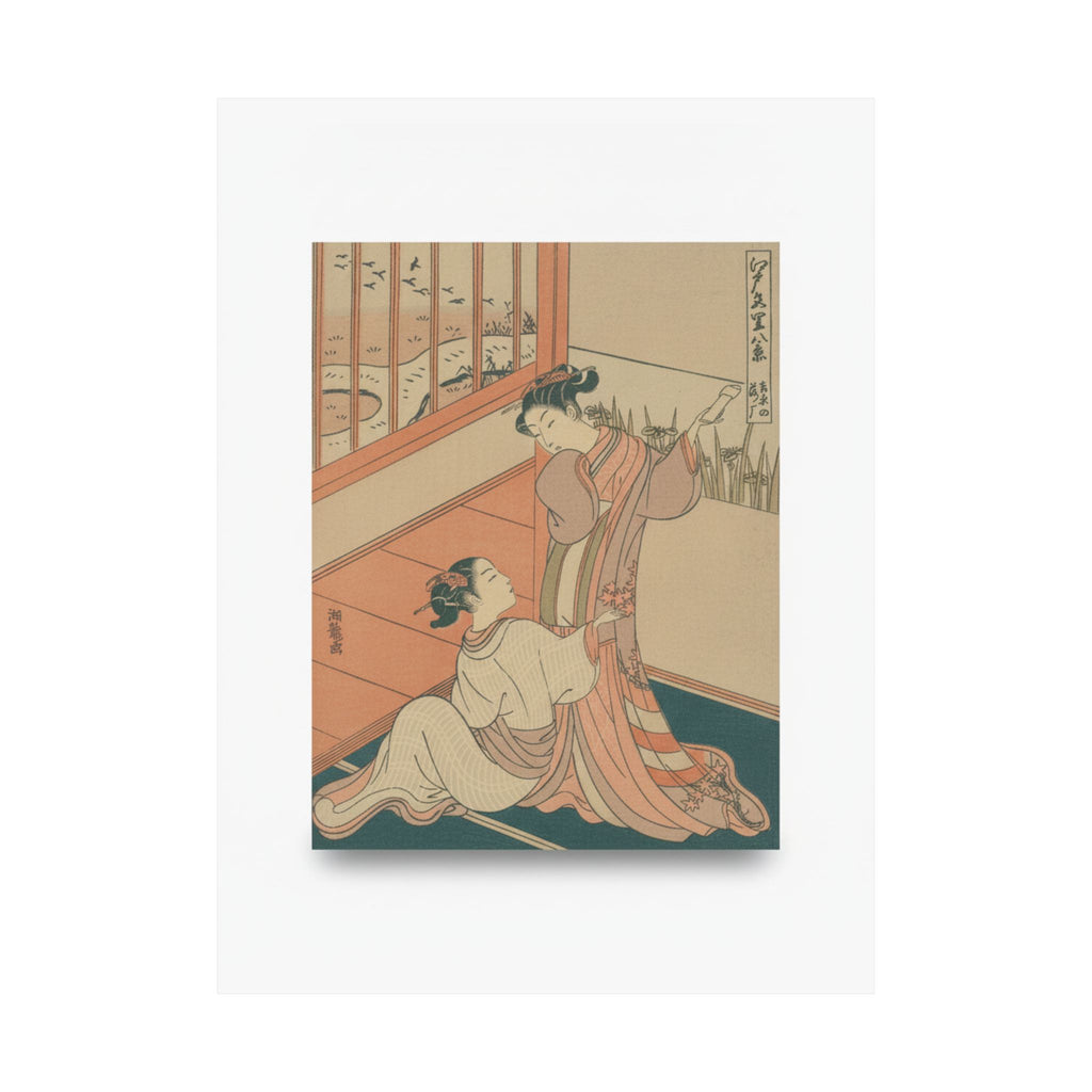 Ecommerce Main — The Flying Down Of Wild Geese At Yoshiwara — Matte Poster
