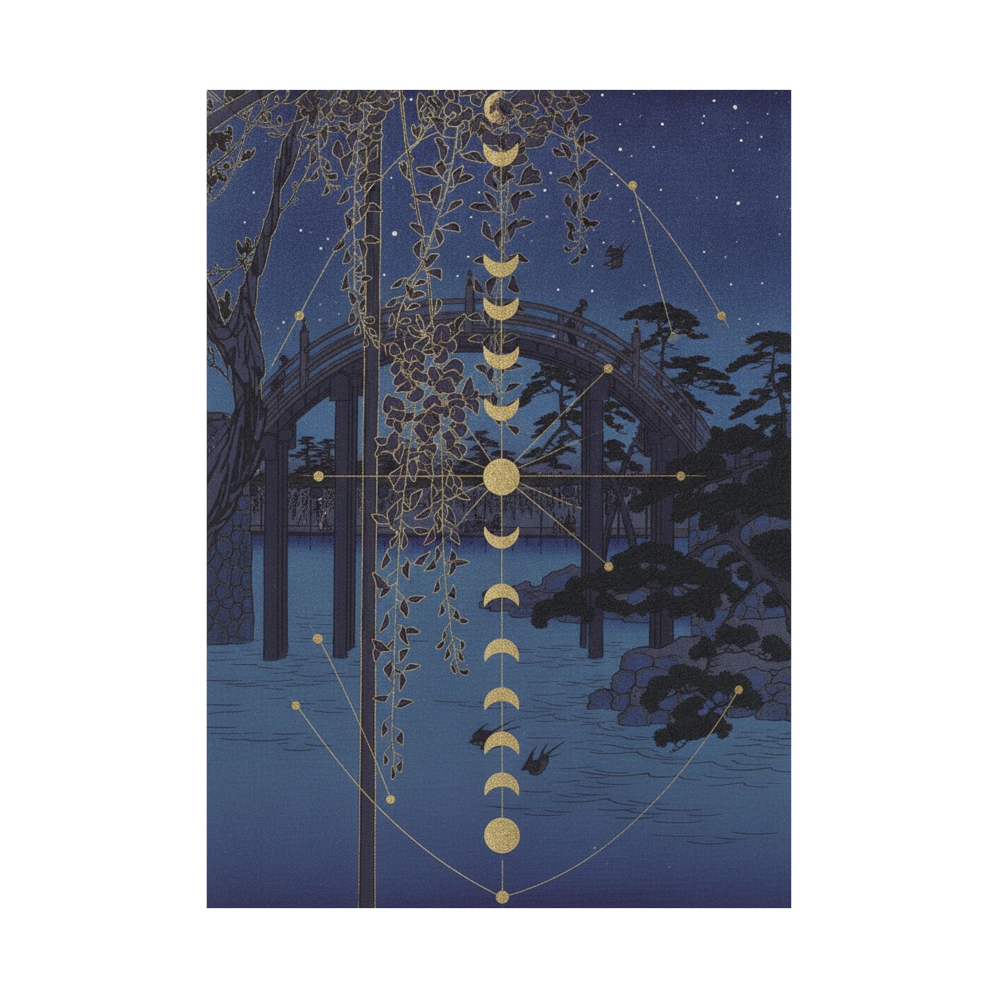 Celestial — In The Kameido Tenjin Shrine Compound — Matte Poster