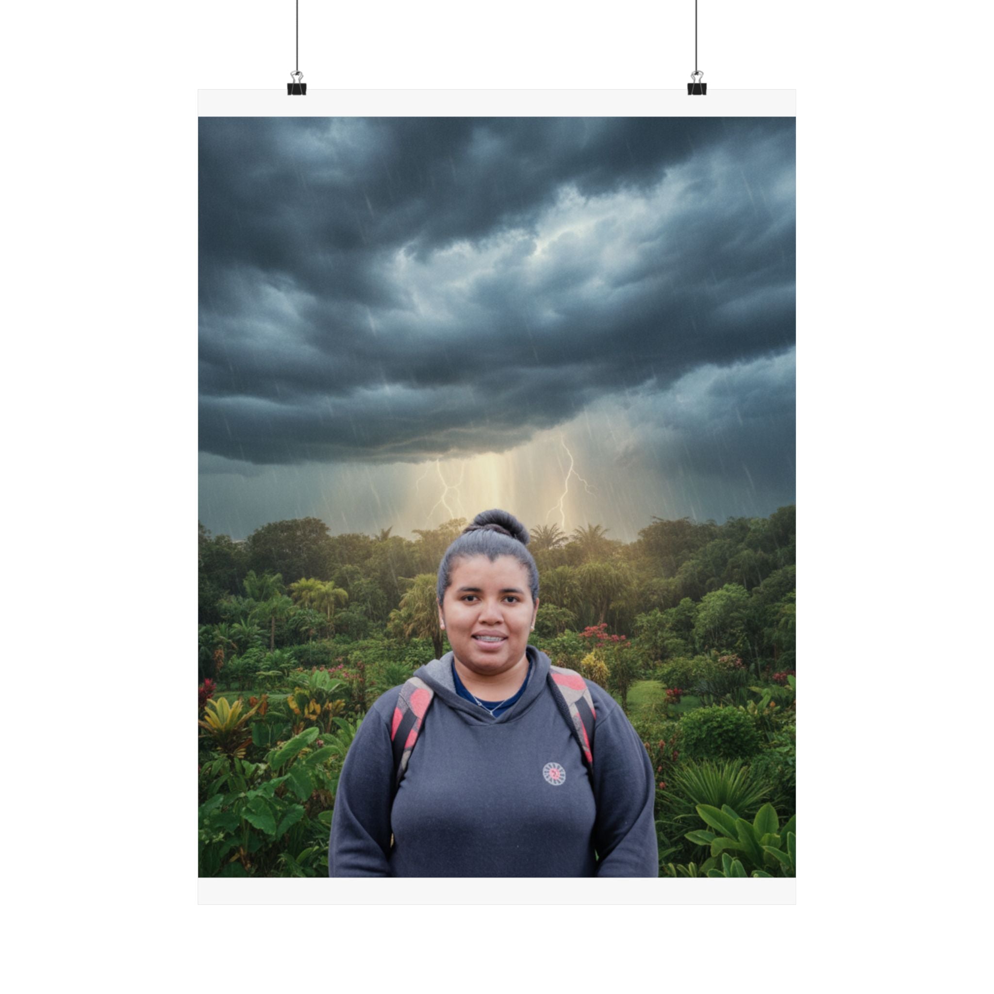 Dramatic Storm — Person — Matte Poster — Poster 2