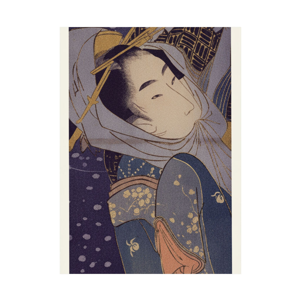 Celestial — Girl And Lover In Snow — Matte Poster