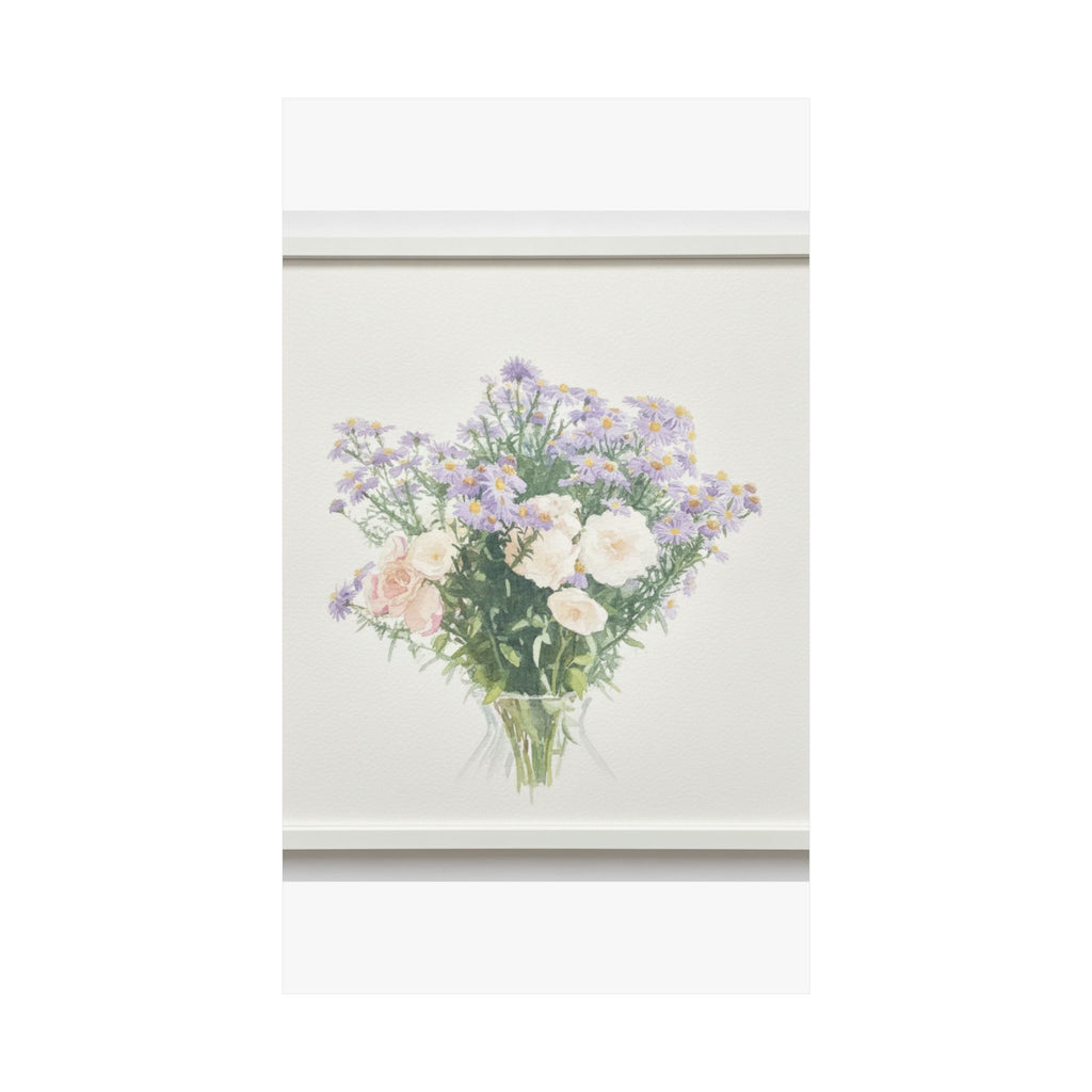 Watercolor — Flowers — Matte Poster