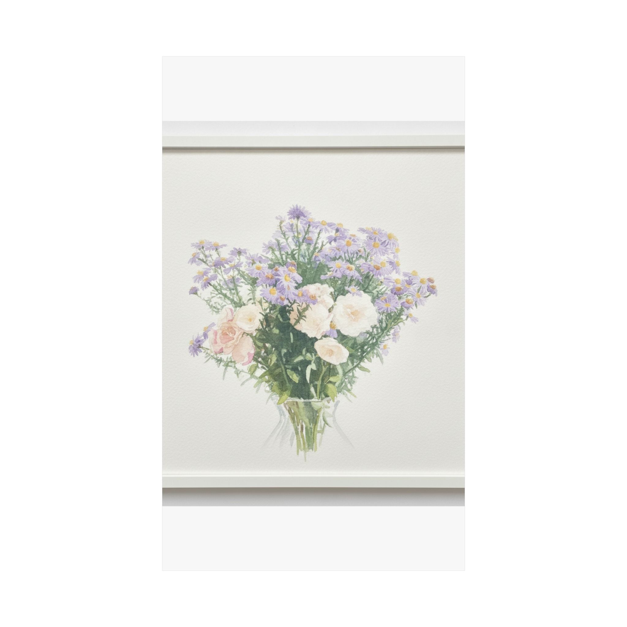 Watercolor — Flowers — Matte Poster