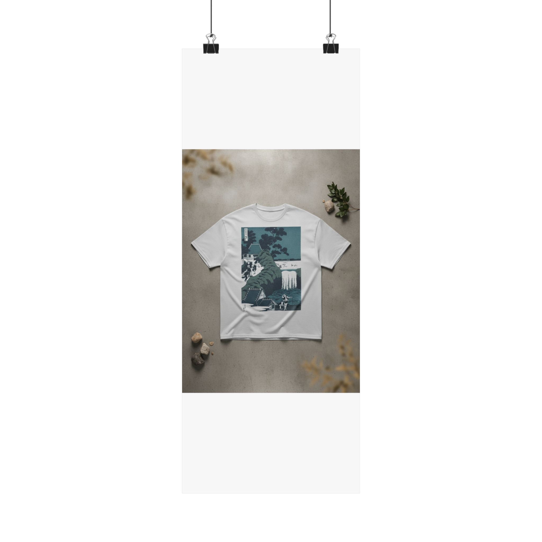 Product Marketing — Fall Of Aoiga Oka, Yedo — Matte Poster