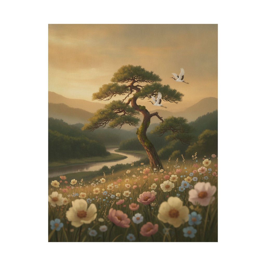 Scenic Nature — Picture Book Of Amusements Of The Eastern Capital (Ehon Azuma Asobi) — Matte Poster