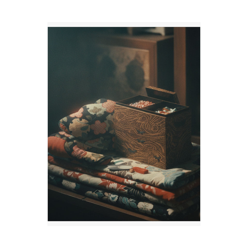 Cinematic — Lady'S Work-Box And Bed Clothing — Matte Poster