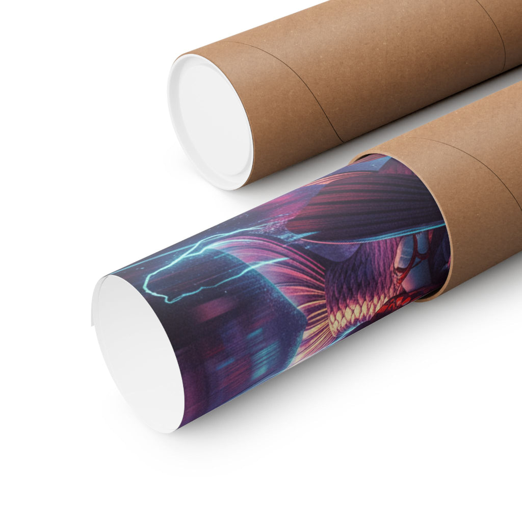 Fast Furious — Courtesan Seated On A Carp — Matte Poster