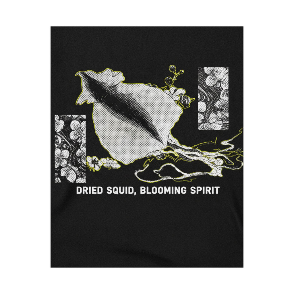 Streetwear Collage — Dried Cuttle-Fish And Plum Blossoms — Matte Poster