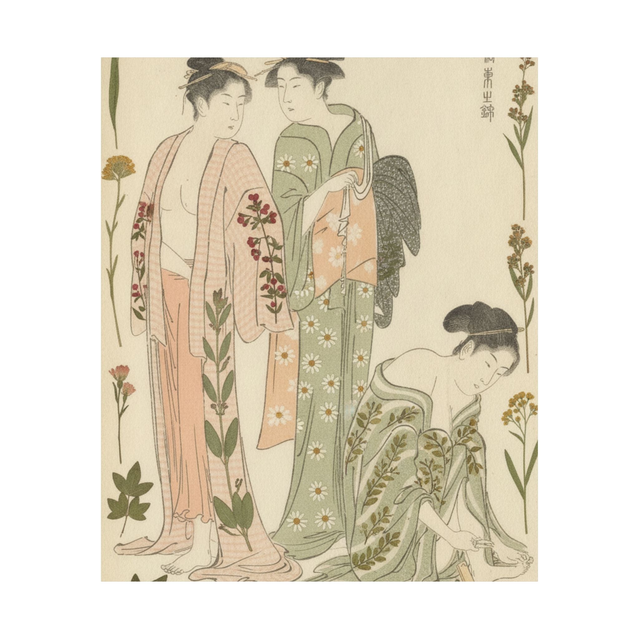 Botanical — Cutting The Toenails; The Toilet After The Bath — Matte Poster