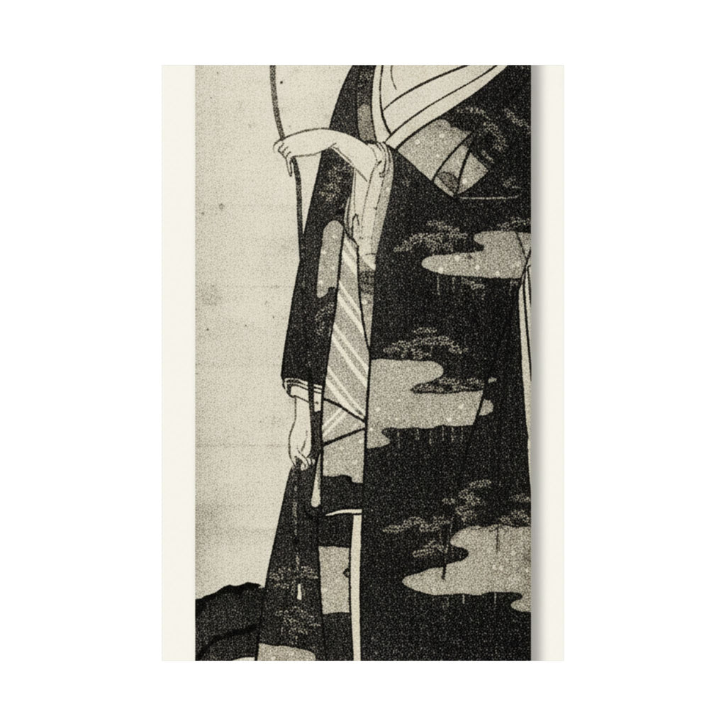 Ecommerce Main — A Woman Playing With A Monkey Which Has Climbed A Tree — Matte Poster