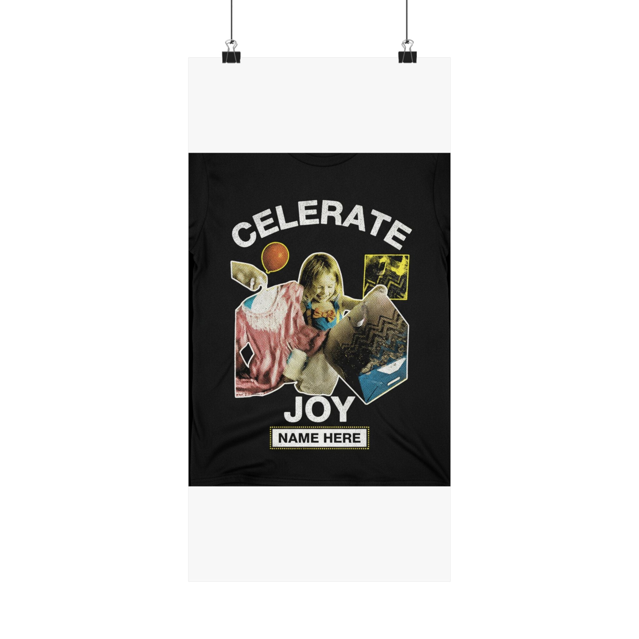 Streetwear Collage — Person — Matte Poster