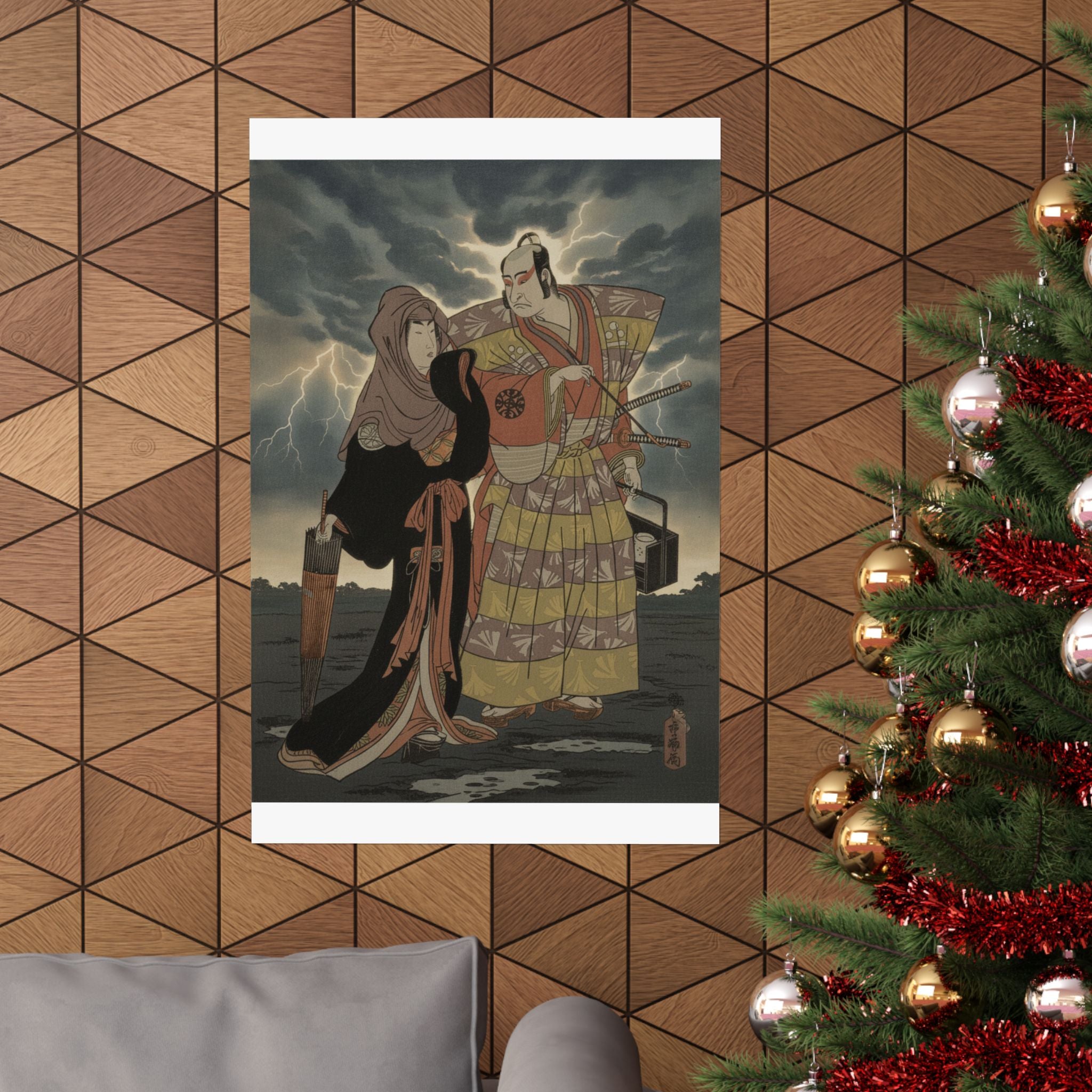 Dramatic Storm — Scene From A Drama — Matte Poster