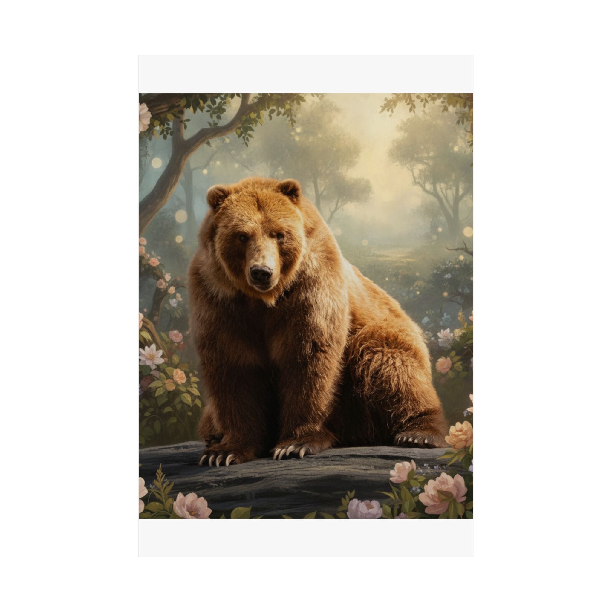 Scenic Nature — Bear — Matte Poster
