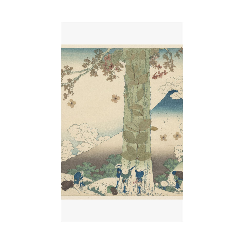 Botanical — Mishima Pass In Kai Province (Kōshū Mishima Goe), From The Series Thirty-Six Vie — Matte Poster