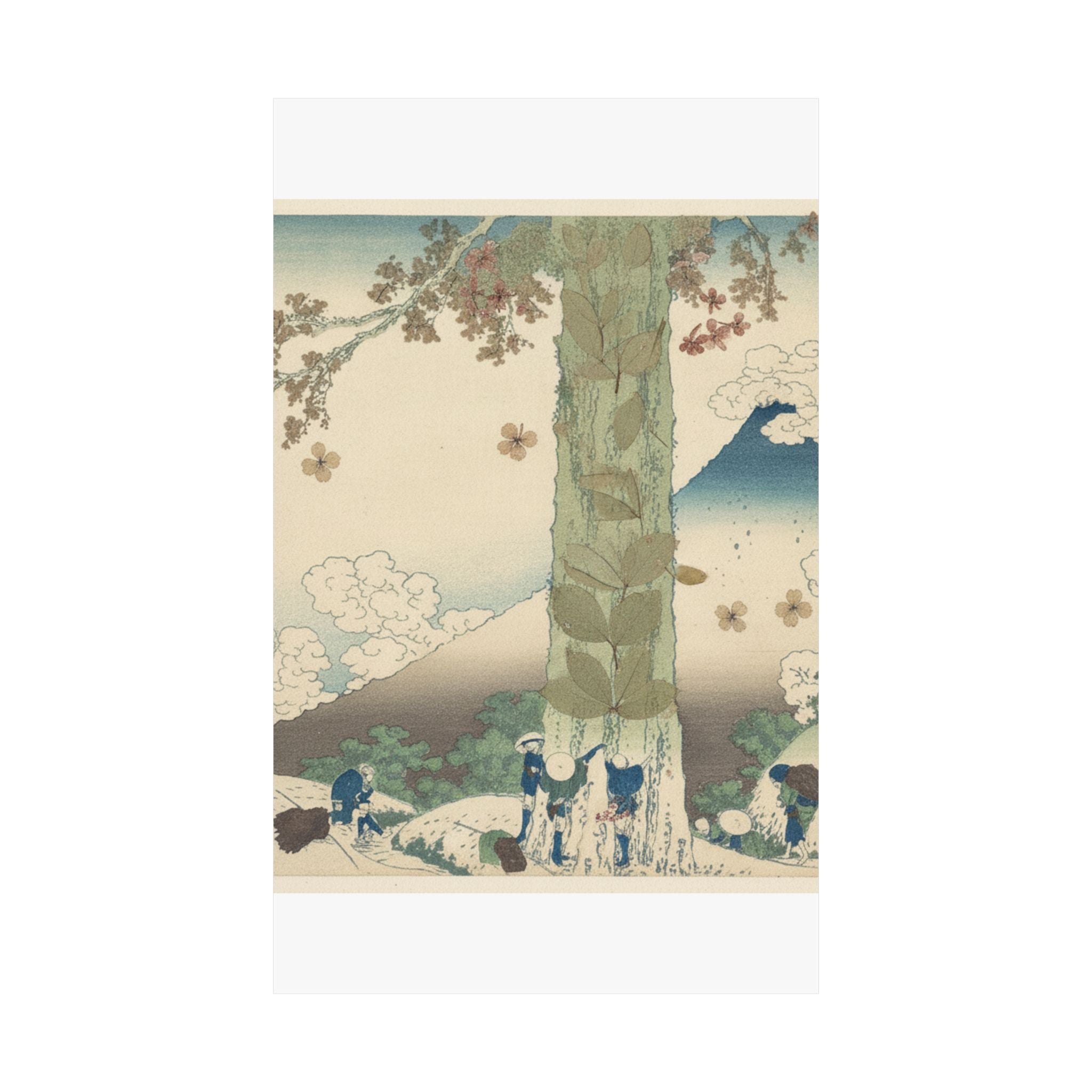 Botanical — Mishima Pass In Kai Province (Kōshū Mishima Goe), From The Series Thirty-Six Vie — Matte Poster
