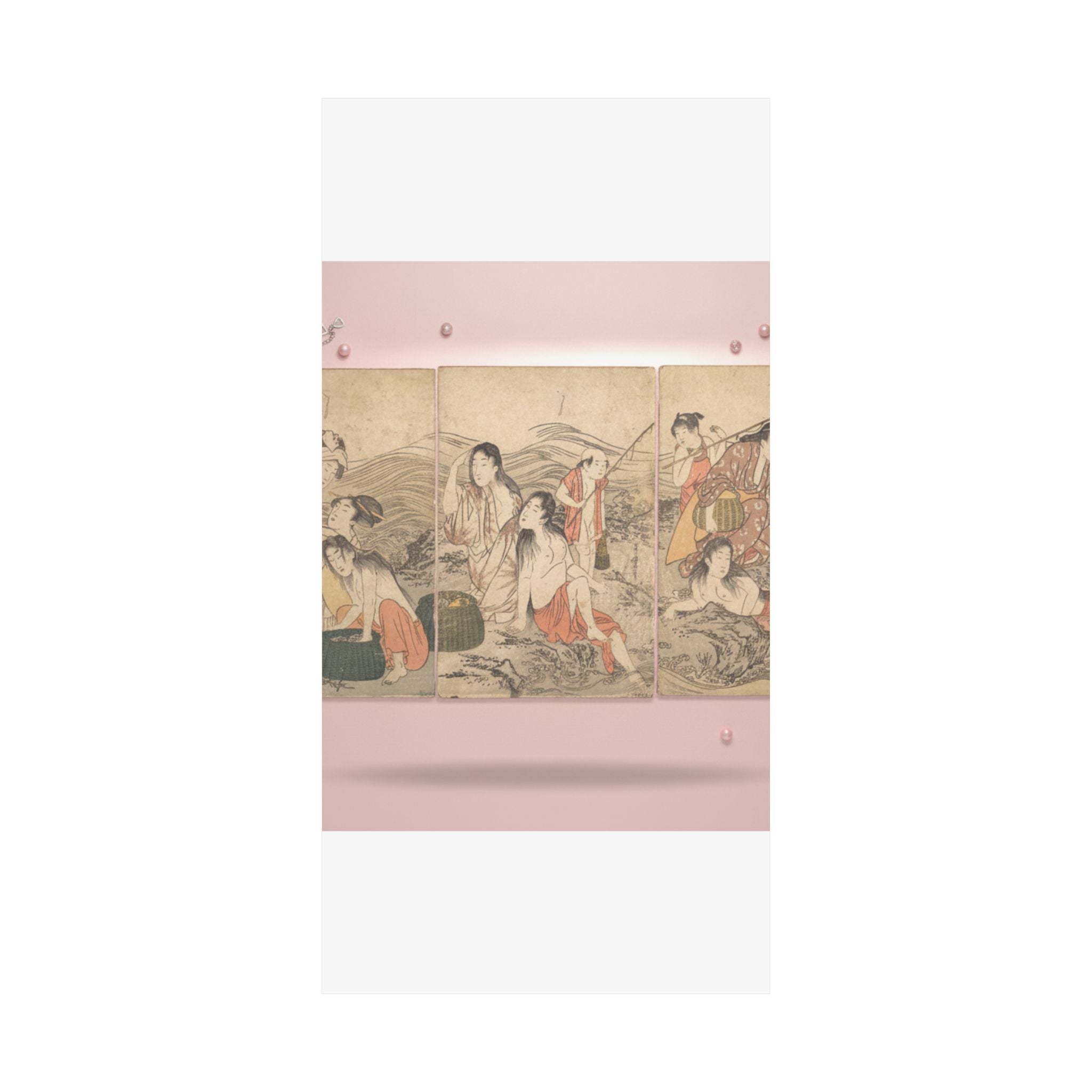 Product Marketing — Girl Fishers And Bathers — Matte Poster