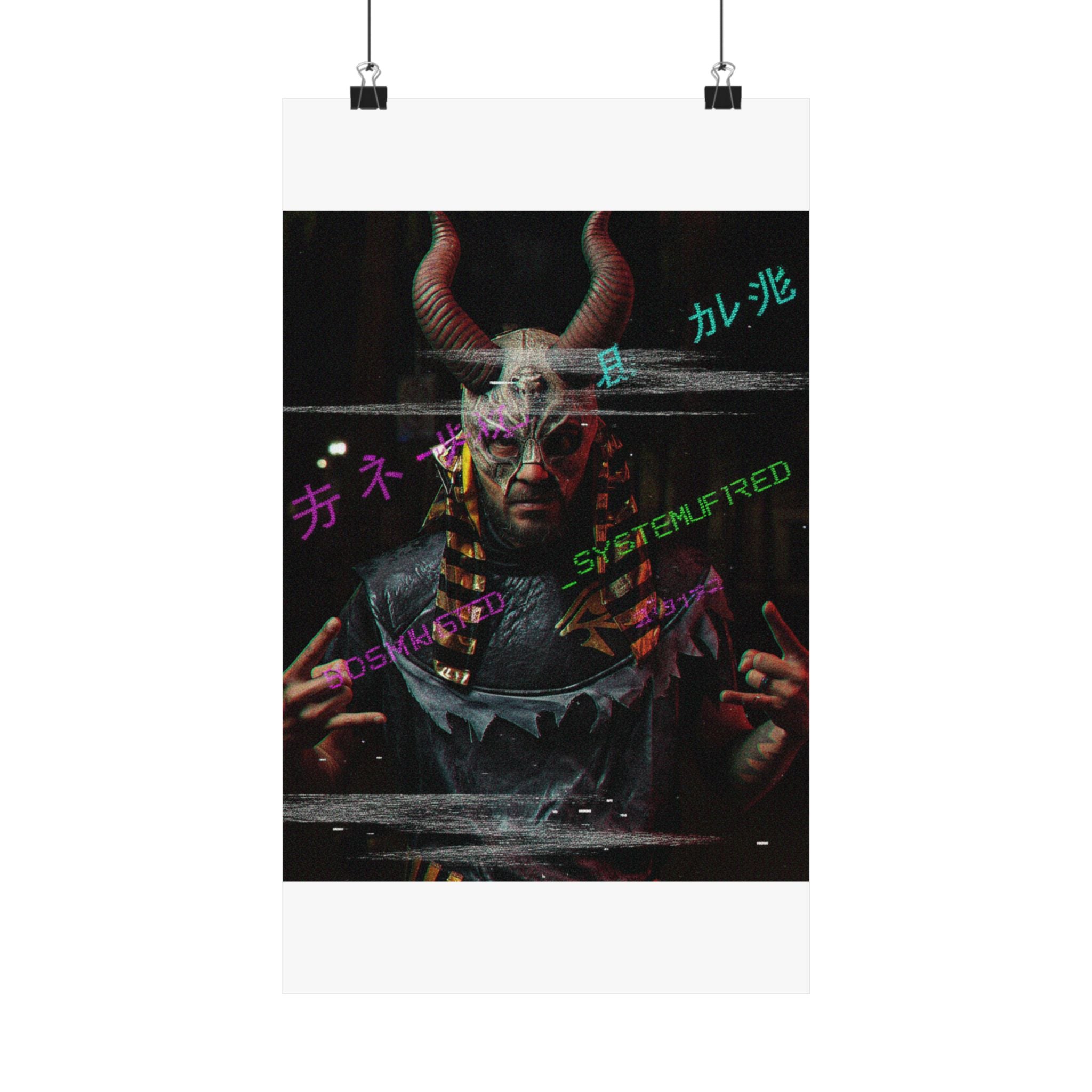 Glitch Culture — Person — Matte Poster