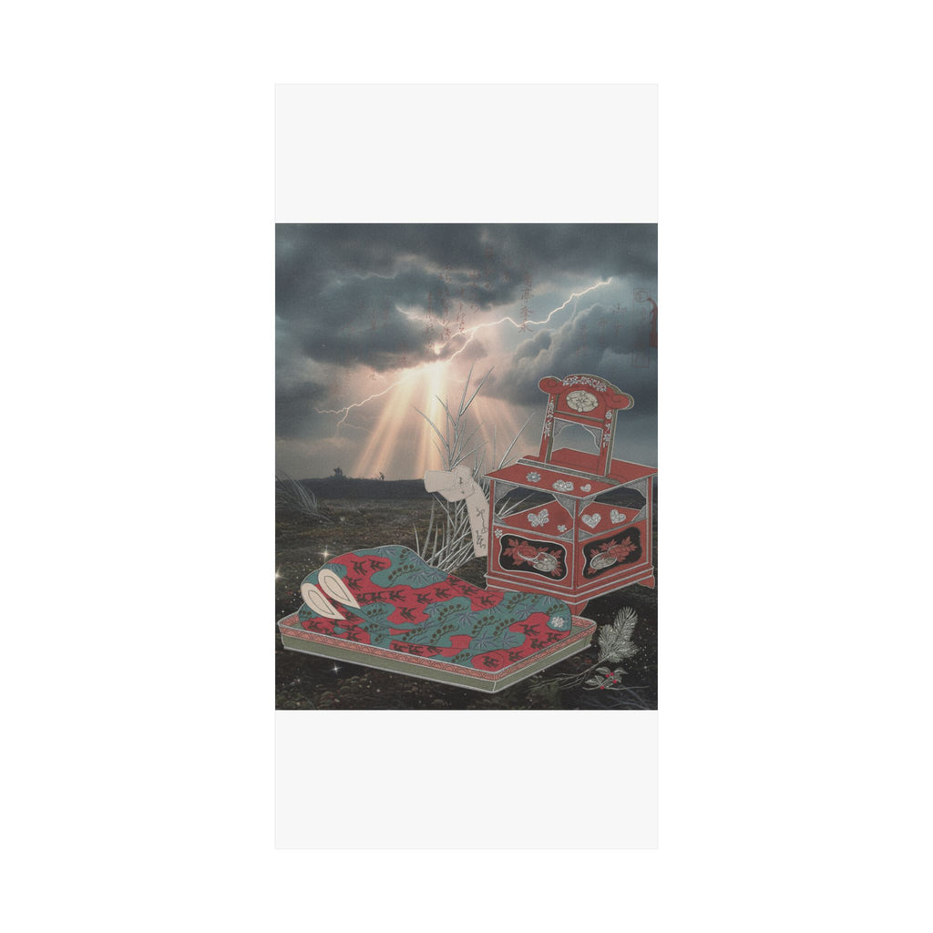 Dramatic Storm — Cabinet For The Toilet And Bed-Clothes — Matte Poster
