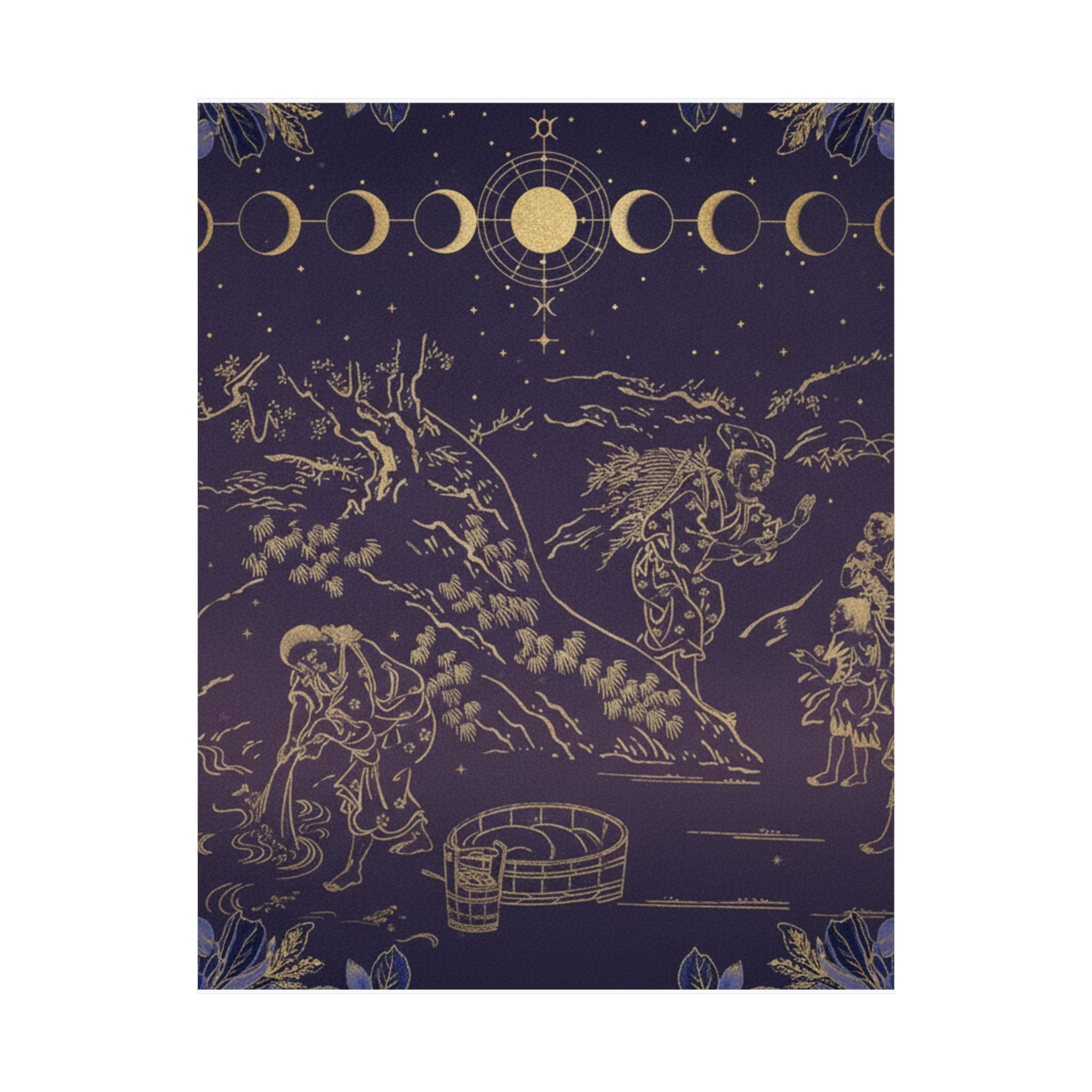 Celestial — Fagot–Gatherer Finds Boy With Sparrow — Matte Poster