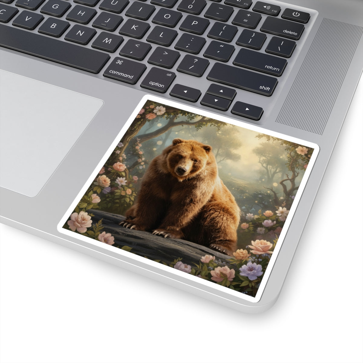Scenic Nature — Bear — Kiss-Cut Sticker