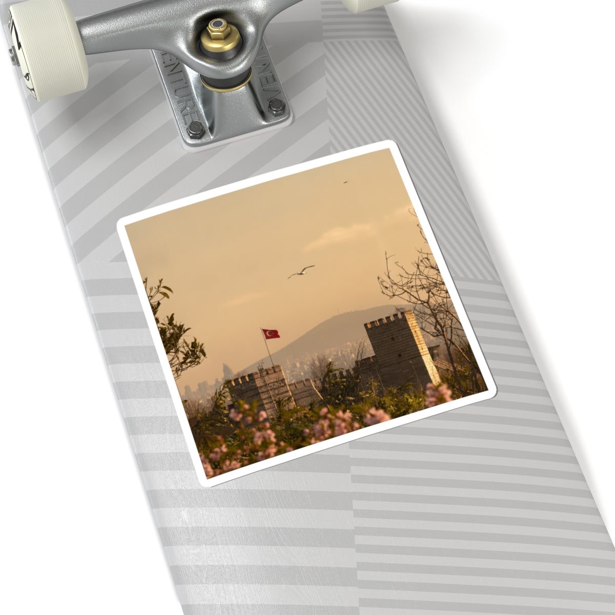 Scenic Nature — Fortress — Kiss-Cut Sticker