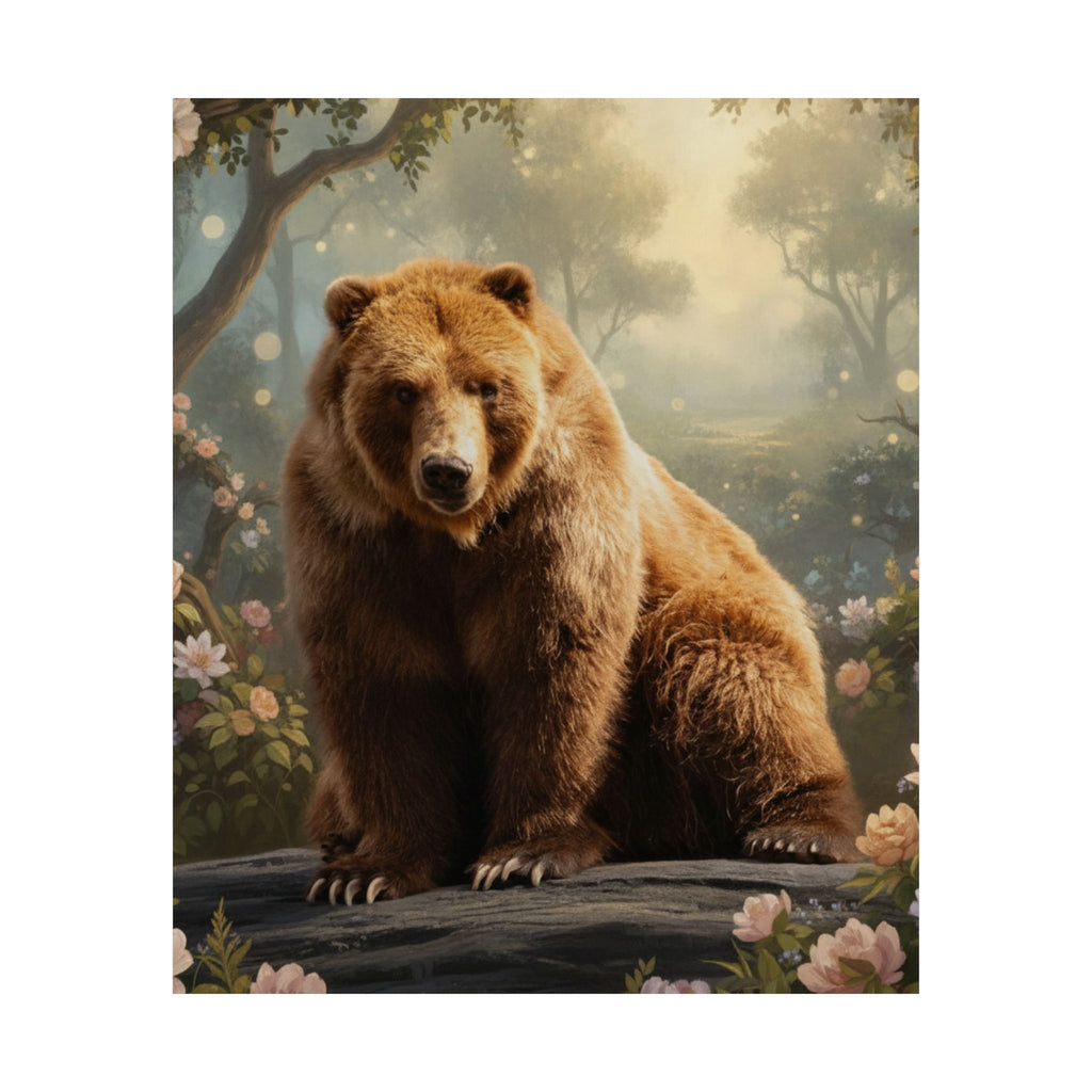 Scenic Nature — Bear — Matte Poster
