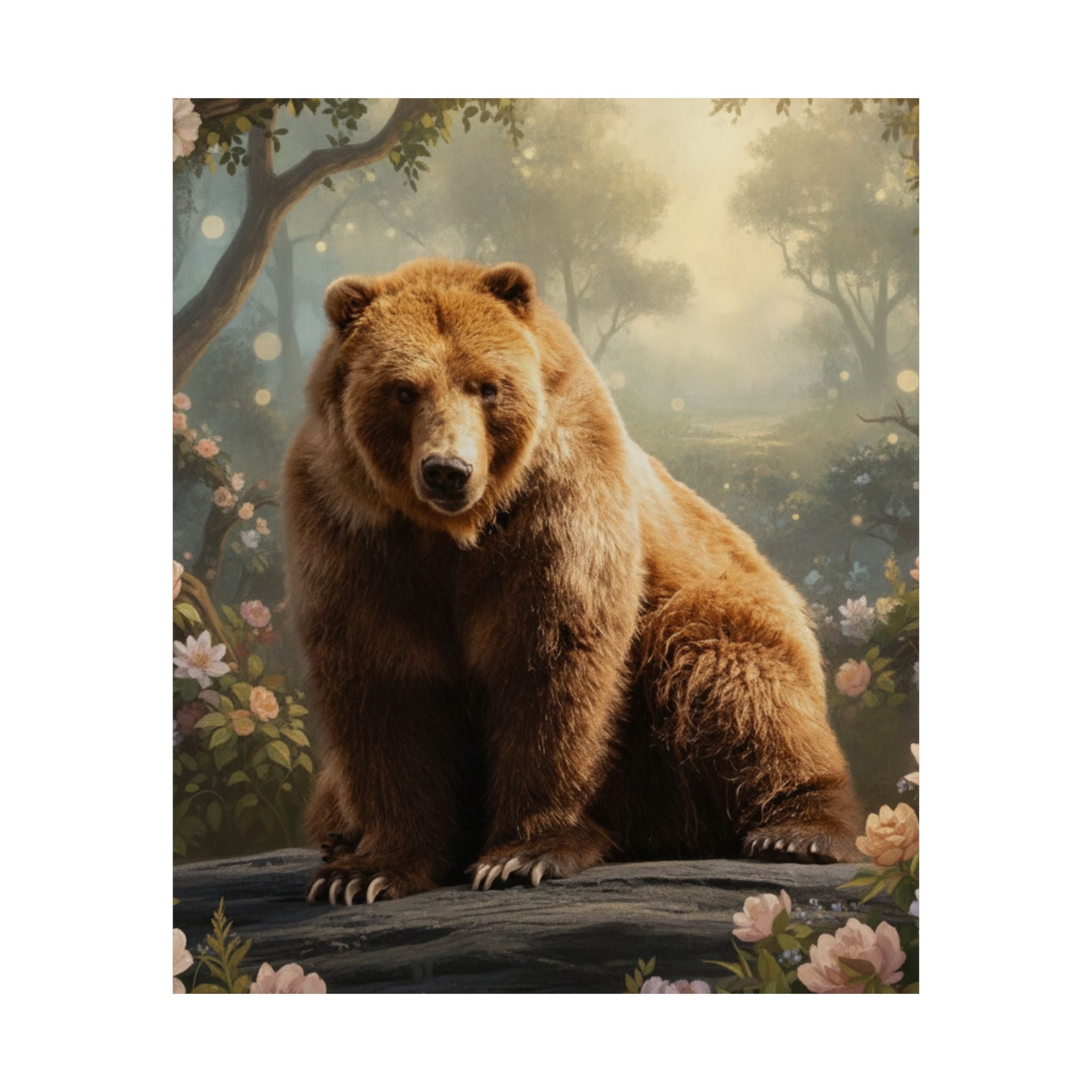 Scenic Nature — Bear — Matte Poster